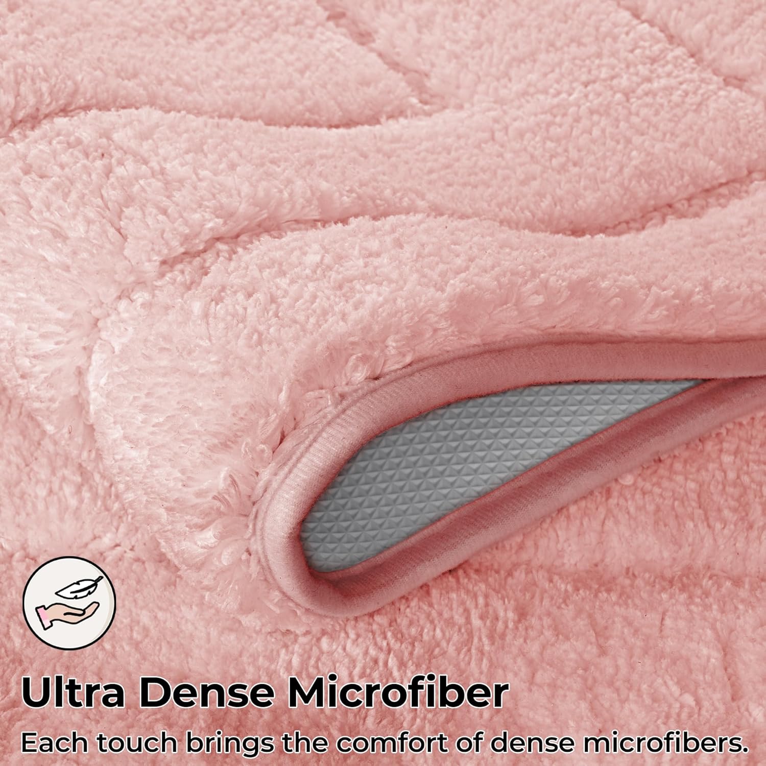 Alfombras de baño antideslizantes - Alfombrillas de ducha de microfibra ultra absorbentes lavables a máquina - Imagen 107 de 287