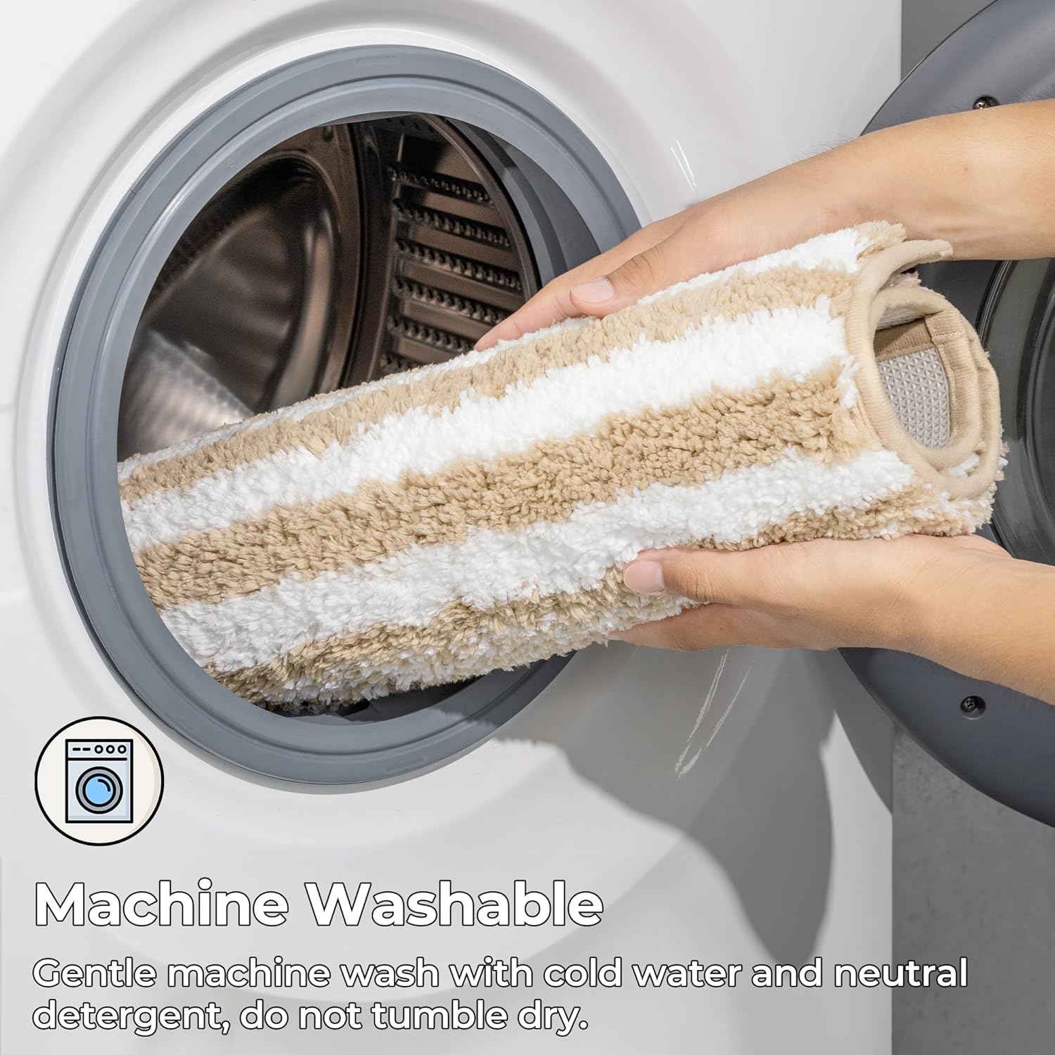 Alfombras de baño antideslizantes - Alfombrillas de ducha de microfibra ultra absorbentes lavables a máquina - Imagen 141 de 287