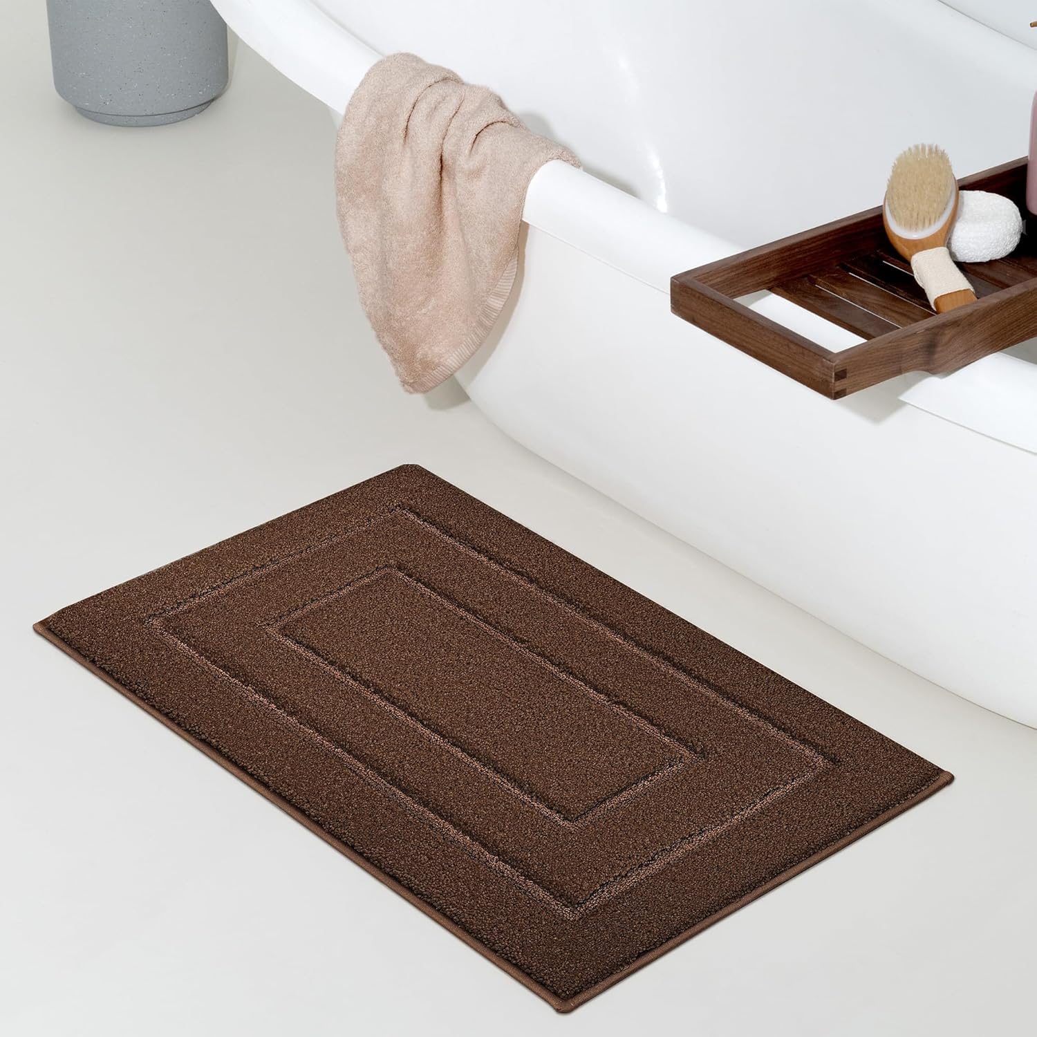 Alfombras de baño antideslizantes - Alfombrillas de ducha de microfibra ultra absorbentes lavables a máquina - Imagen 170 de 287