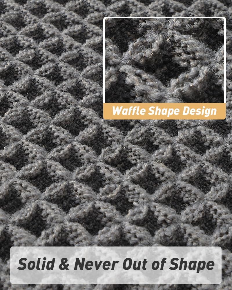 2025 Waffle Bath Mat - Non-Slip Super Absorbent Machine Washable Bathroom Rug - Picture 88 of 199