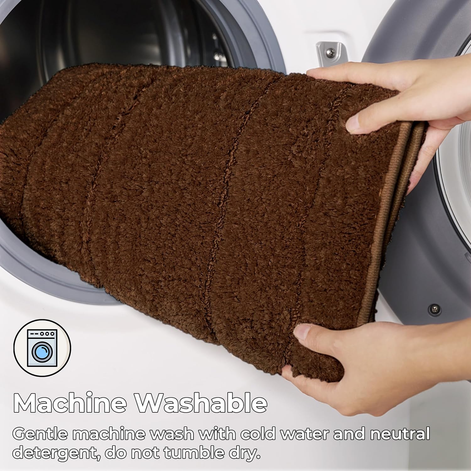 Alfombras de baño antideslizantes - Alfombrillas de ducha de microfibra ultra absorbentes lavables a máquina - Imagen 176 de 287