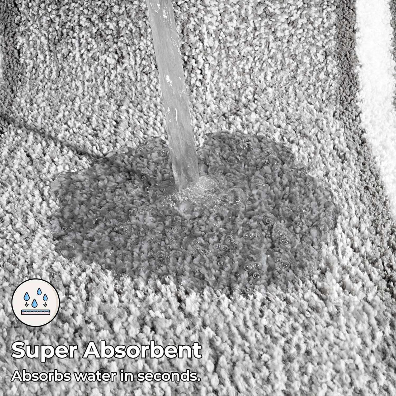 Alfombras de baño antideslizantes - Alfombrillas de ducha de microfibra ultra absorbentes lavables a máquina - Imagen 186 de 287
