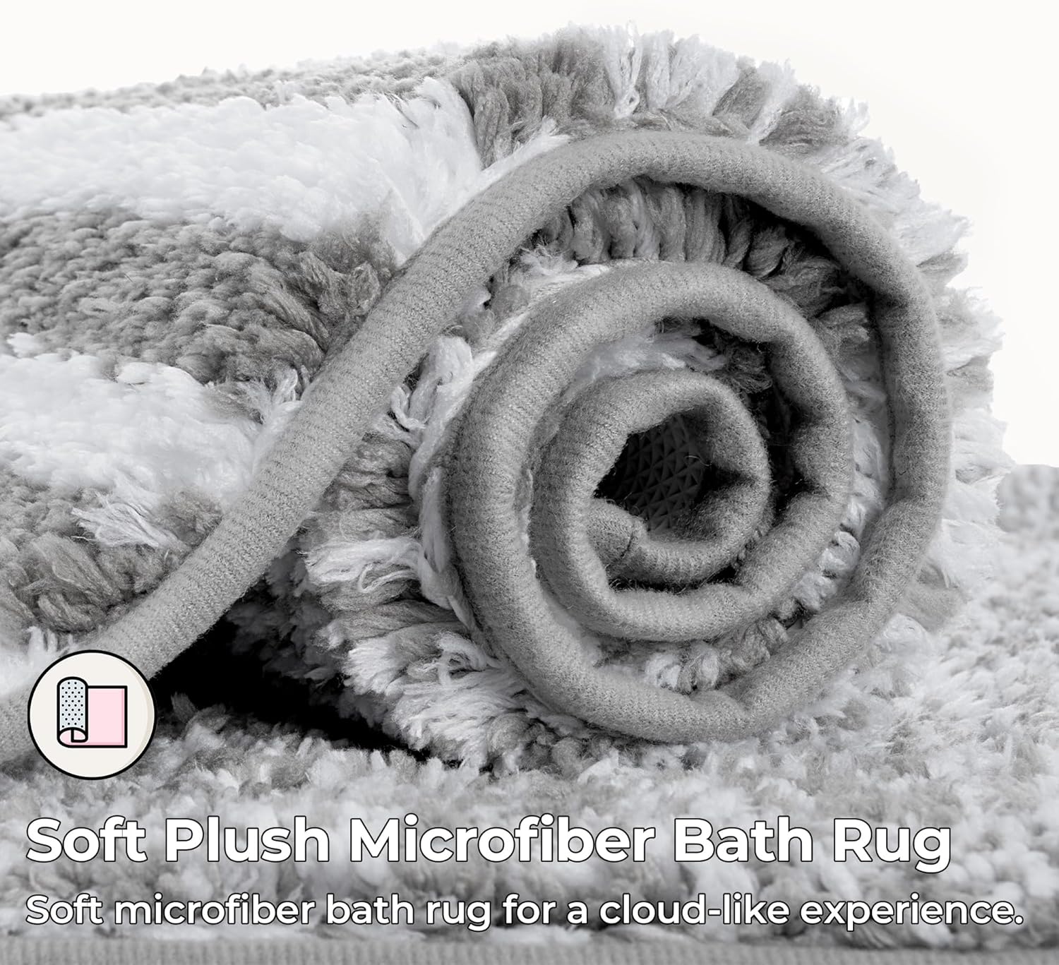 Alfombras de baño antideslizantes - Alfombrillas de ducha de microfibra ultra absorbentes lavables a máquina - Imagen 187 de 287