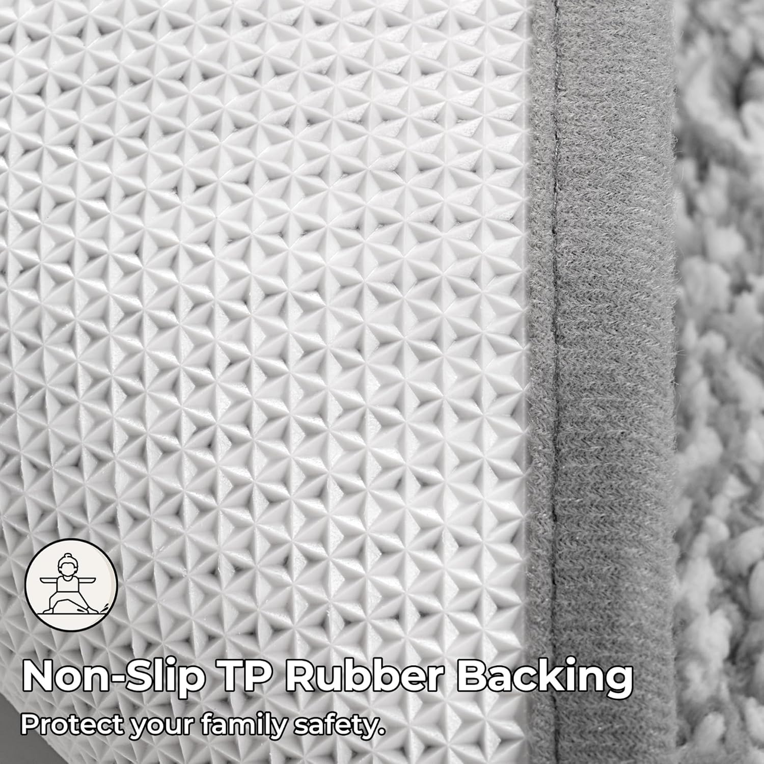 Alfombras de baño antideslizantes - Alfombrillas de ducha de microfibra ultra absorbentes lavables a máquina - Imagen 188 de 287