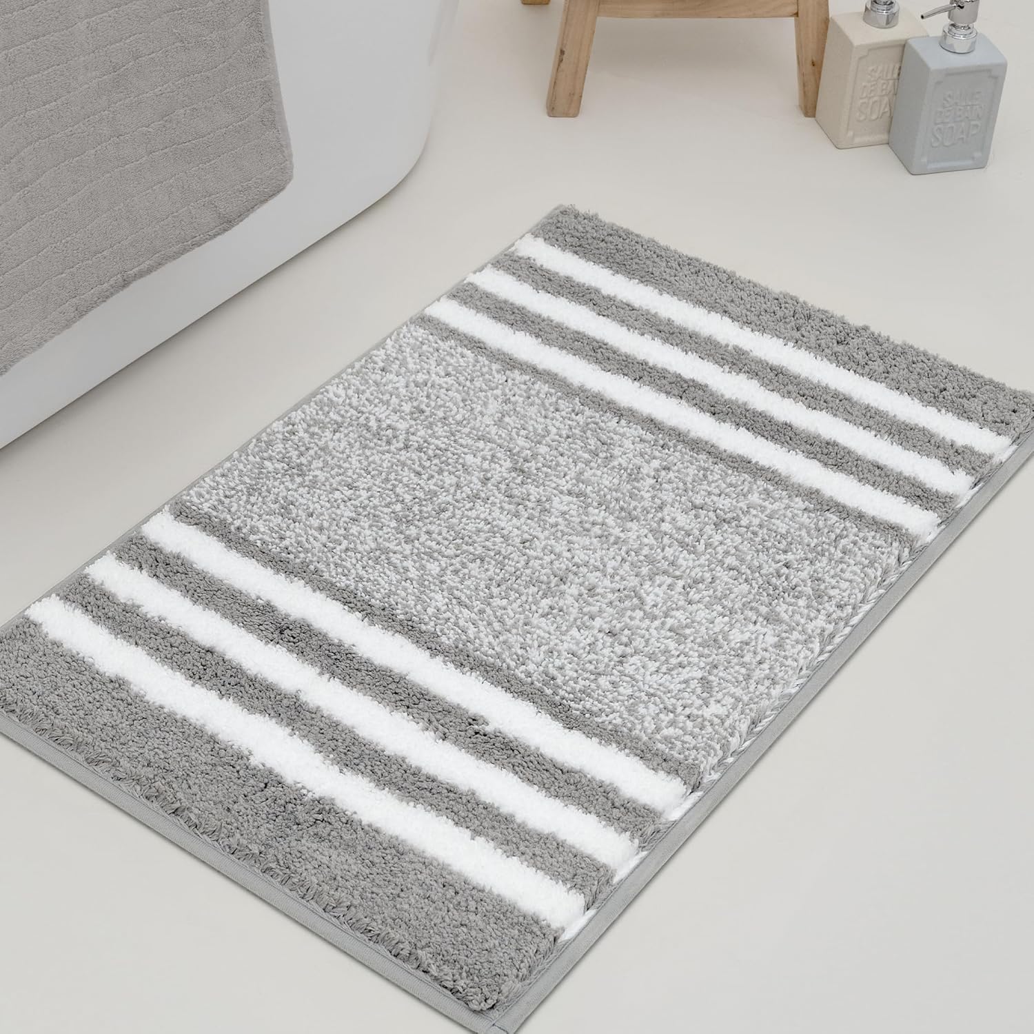 Alfombras de baño antideslizantes - Alfombrillas de ducha de microfibra ultra absorbentes lavables a máquina - Imagen 191 de 287