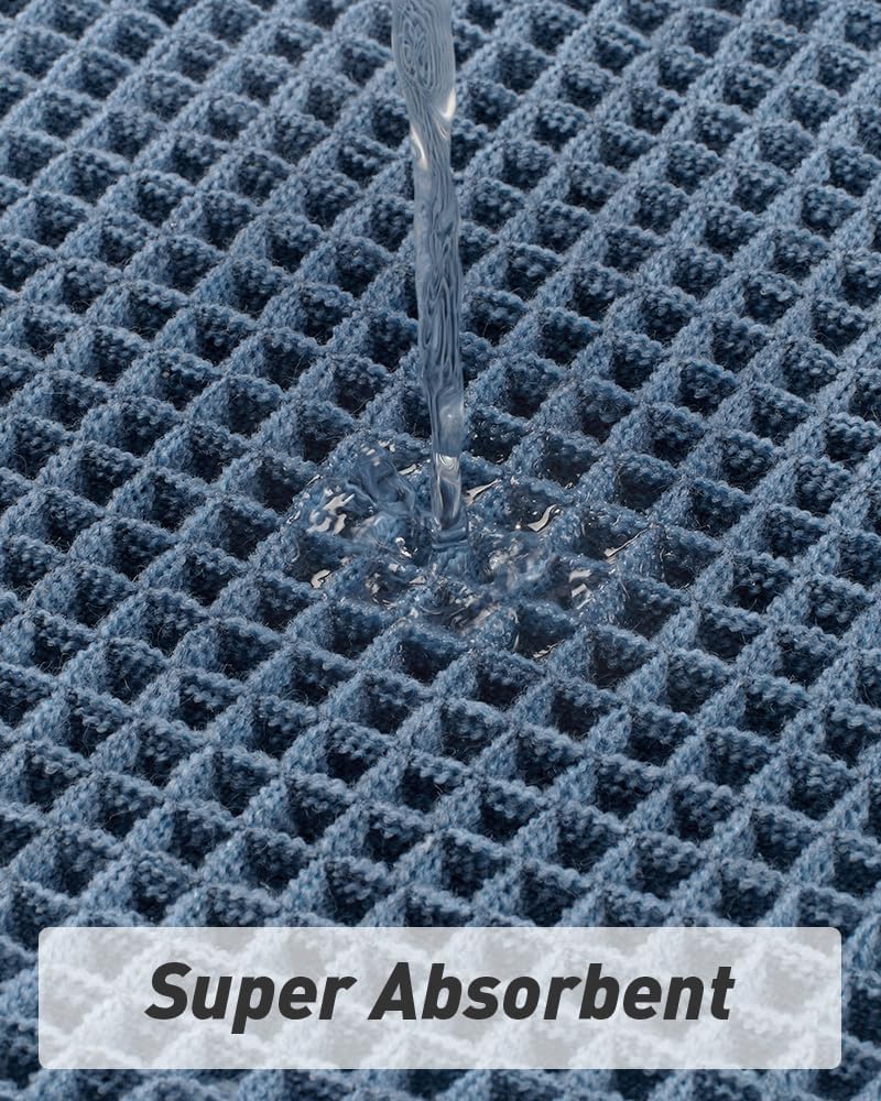 2025 Waffle Bath Mat - Non-Slip Super Absorbent Machine Washable Bathroom Rug - Picture 119 of 199