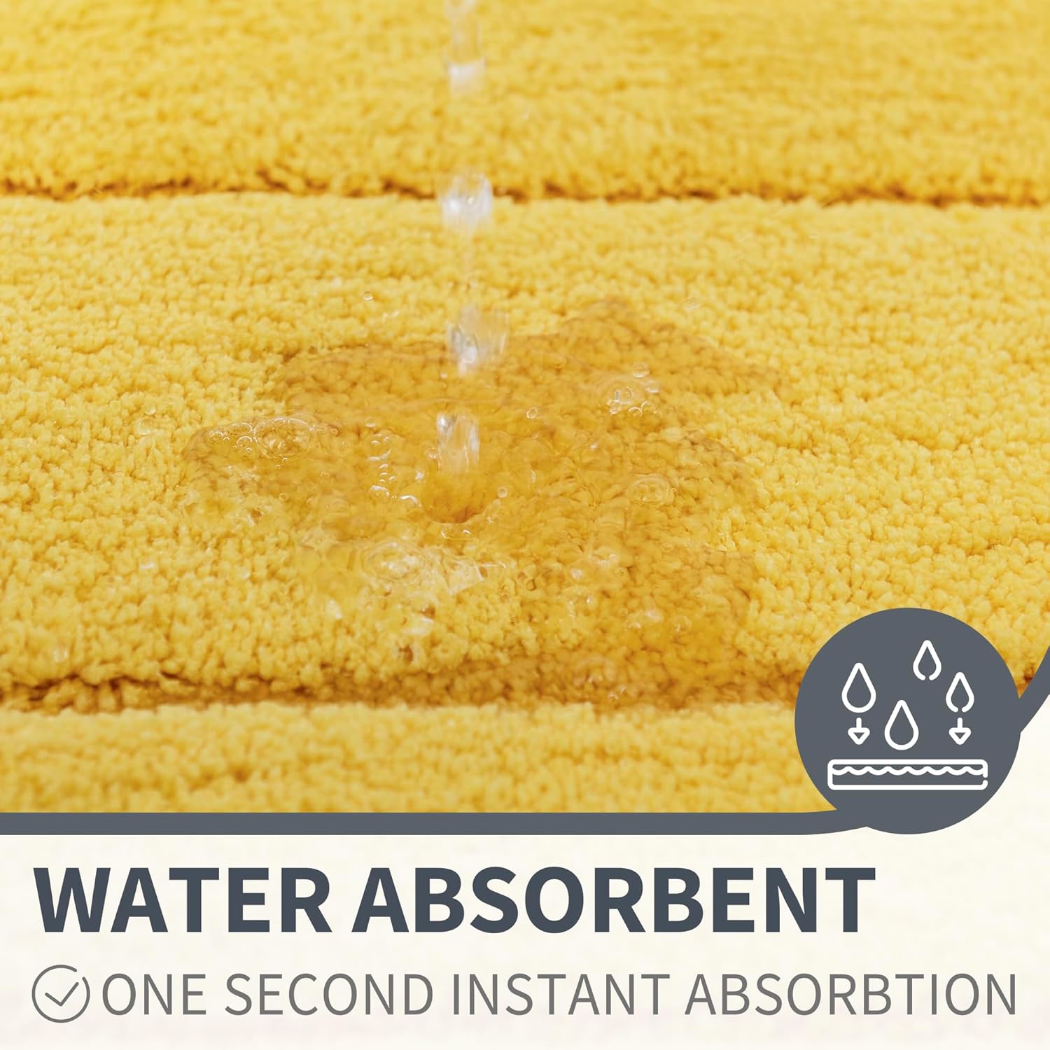 Alfombras de baño antideslizantes - Alfombrillas de ducha de microfibra ultra absorbentes lavables a máquina - Imagen 208 de 287