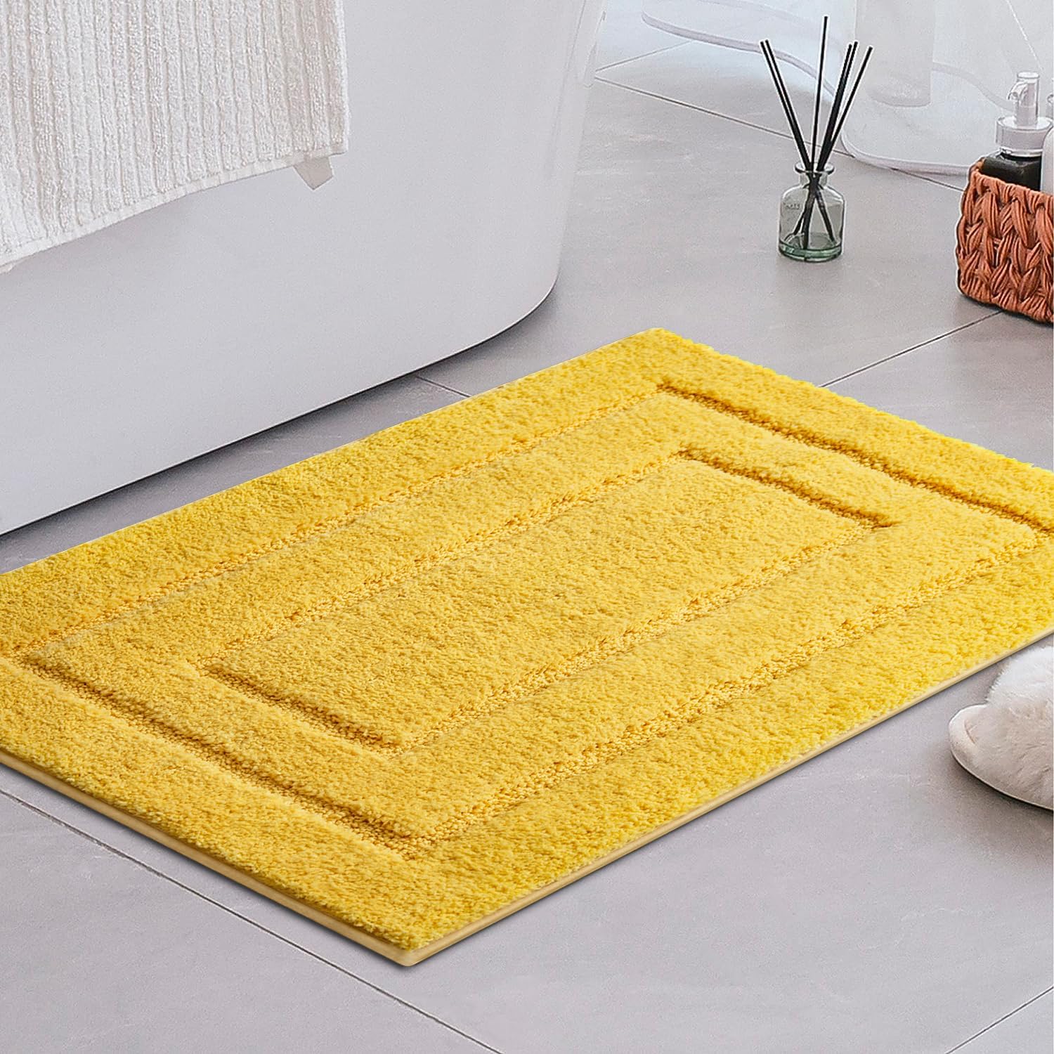 Alfombras de baño antideslizantes - Alfombrillas de ducha de microfibra ultra absorbentes lavables a máquina - Imagen 212 de 287