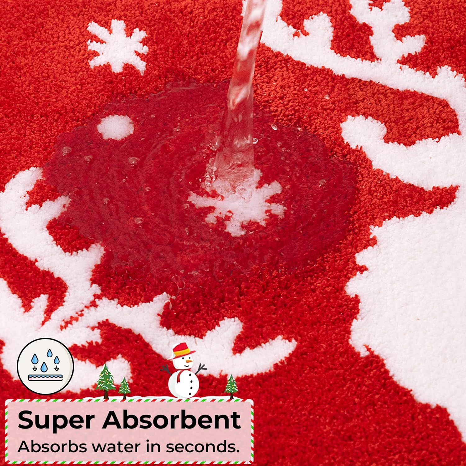 Alfombras de baño antideslizantes - Alfombrillas de ducha de microfibra ultra absorbentes lavables a máquina - Imagen 222 de 287