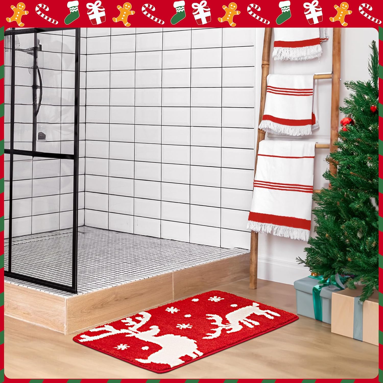 Alfombras de baño antideslizantes - Alfombrillas de ducha de microfibra ultra absorbentes lavables a máquina - Imagen 225 de 287