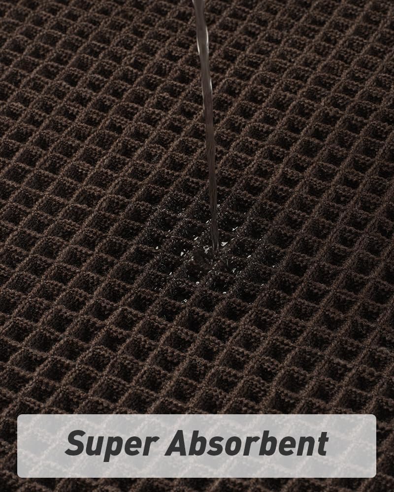 2025 Waffle Bath Mat - Non-Slip Super Absorbent Machine Washable Bathroom Rug - Picture 168 of 199