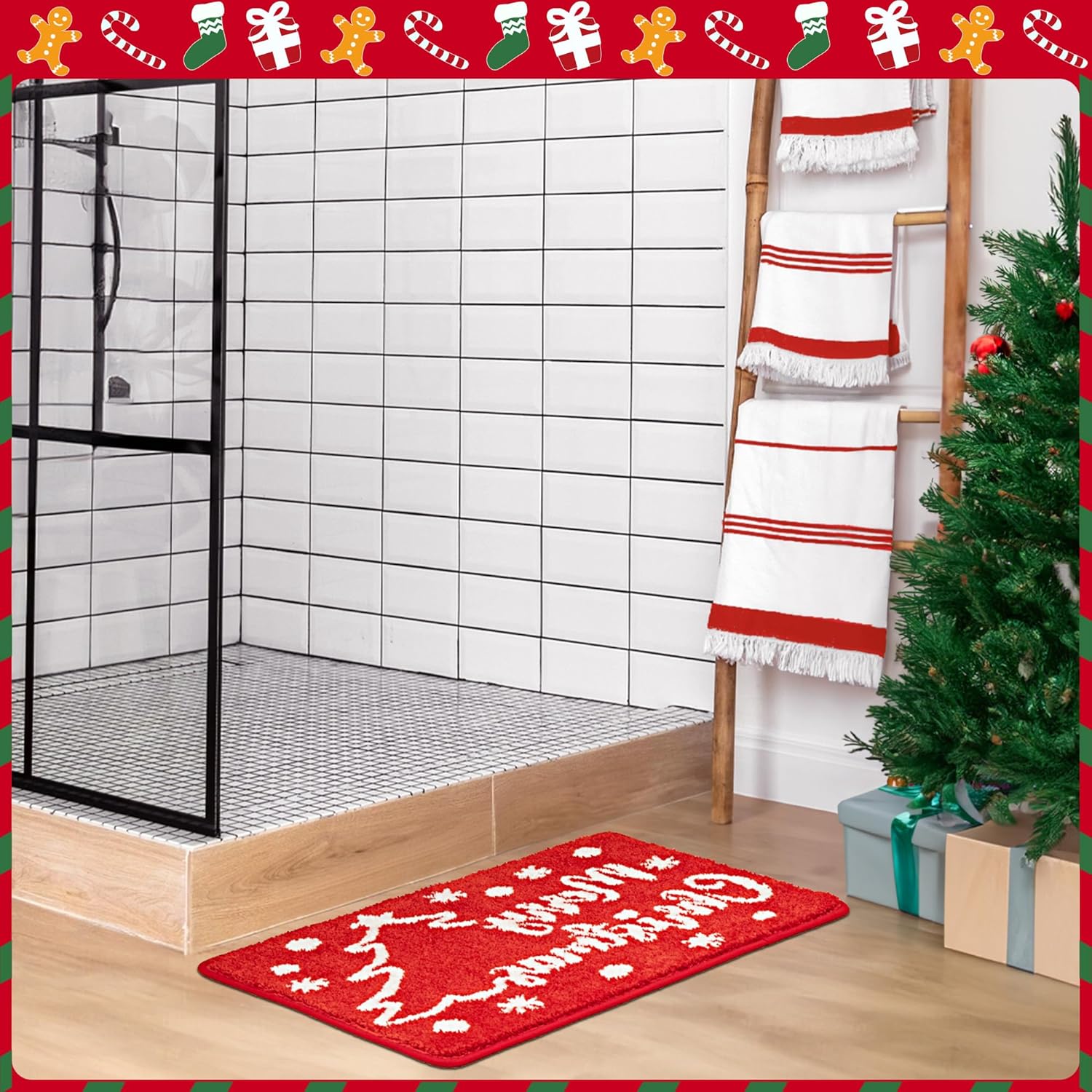 Alfombras de baño antideslizantes - Alfombrillas de ducha de microfibra ultra absorbentes lavables a máquina - Imagen 234 de 287