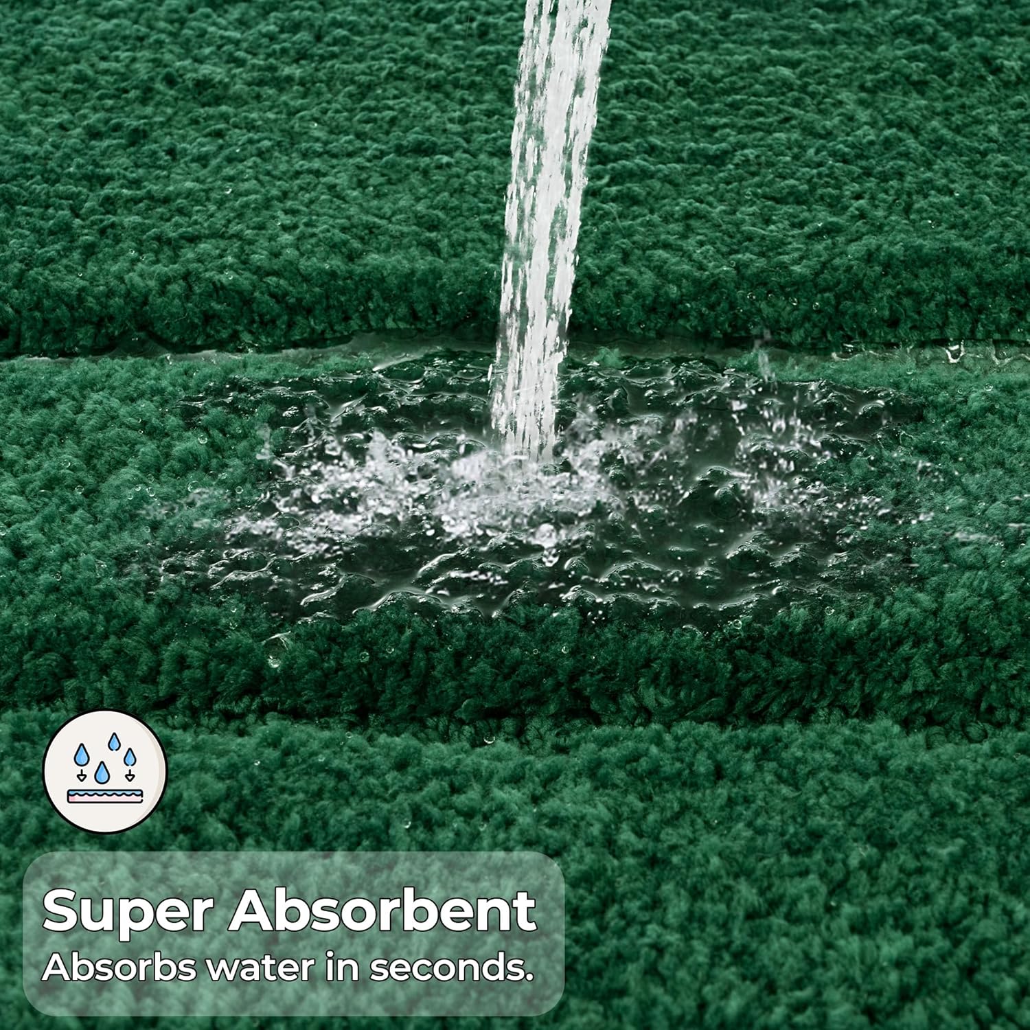Alfombras de baño antideslizantes - Alfombrillas de ducha de microfibra ultra absorbentes lavables a máquina - Imagen 238 de 287