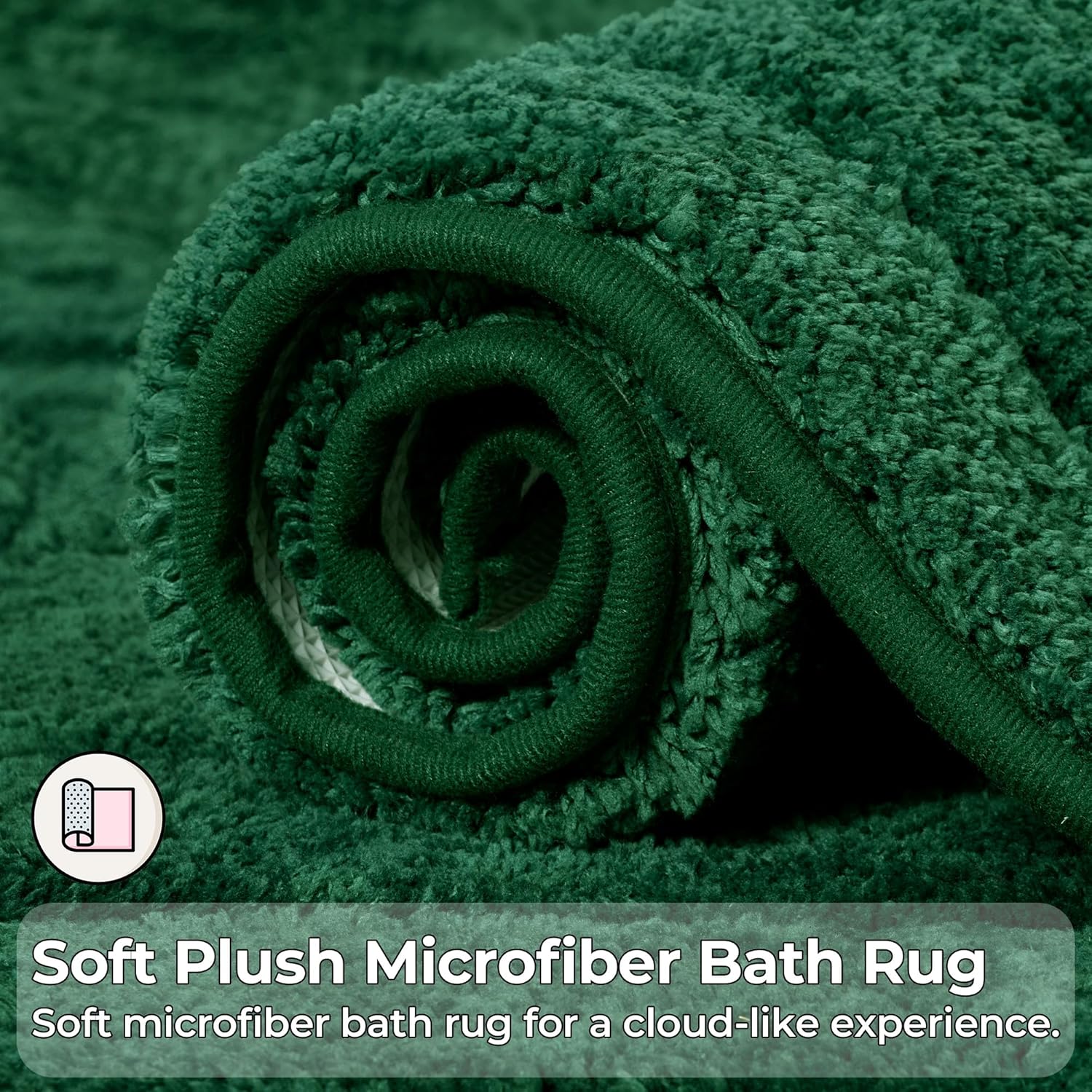 Alfombras de baño antideslizantes - Alfombrillas de ducha de microfibra ultra absorbentes lavables a máquina - Imagen 239 de 287