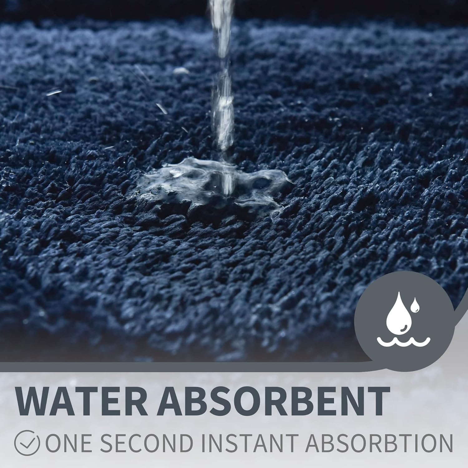Alfombras de baño antideslizantes - Alfombrillas de ducha de microfibra ultra absorbentes lavables a máquina - Imagen 249 de 287