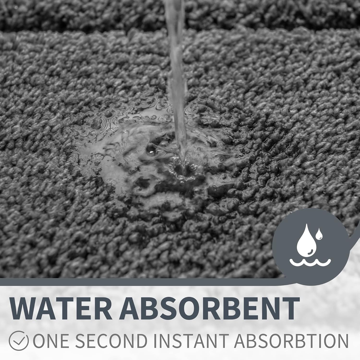 Alfombras de baño antideslizantes - Alfombrillas de ducha de microfibra ultra absorbentes lavables a máquina - Imagen 260 de 287
