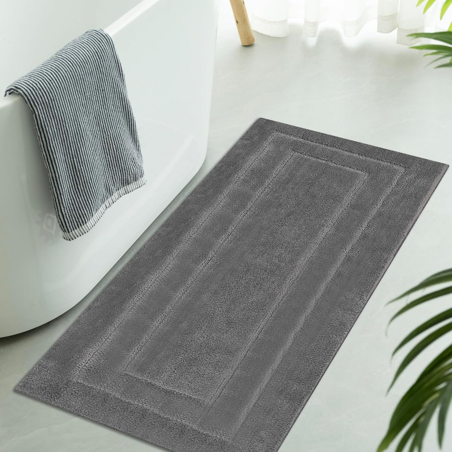 Alfombras de baño antideslizantes - Alfombrillas de ducha de microfibra ultra absorbentes lavables a máquina - Imagen 268 de 287