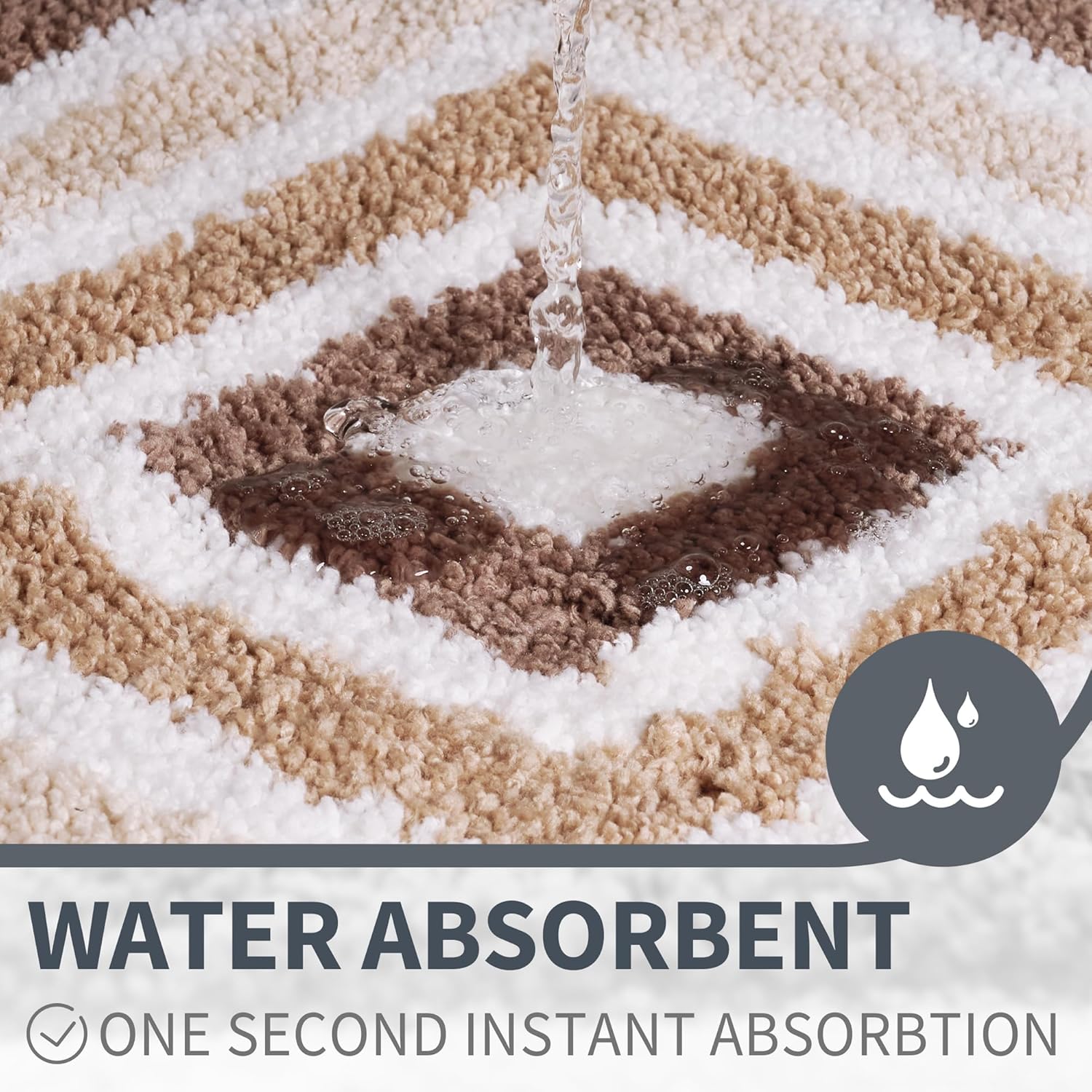 Alfombras de baño antideslizantes - Alfombrillas de ducha de microfibra ultra absorbentes lavables a máquina - Imagen 273 de 287