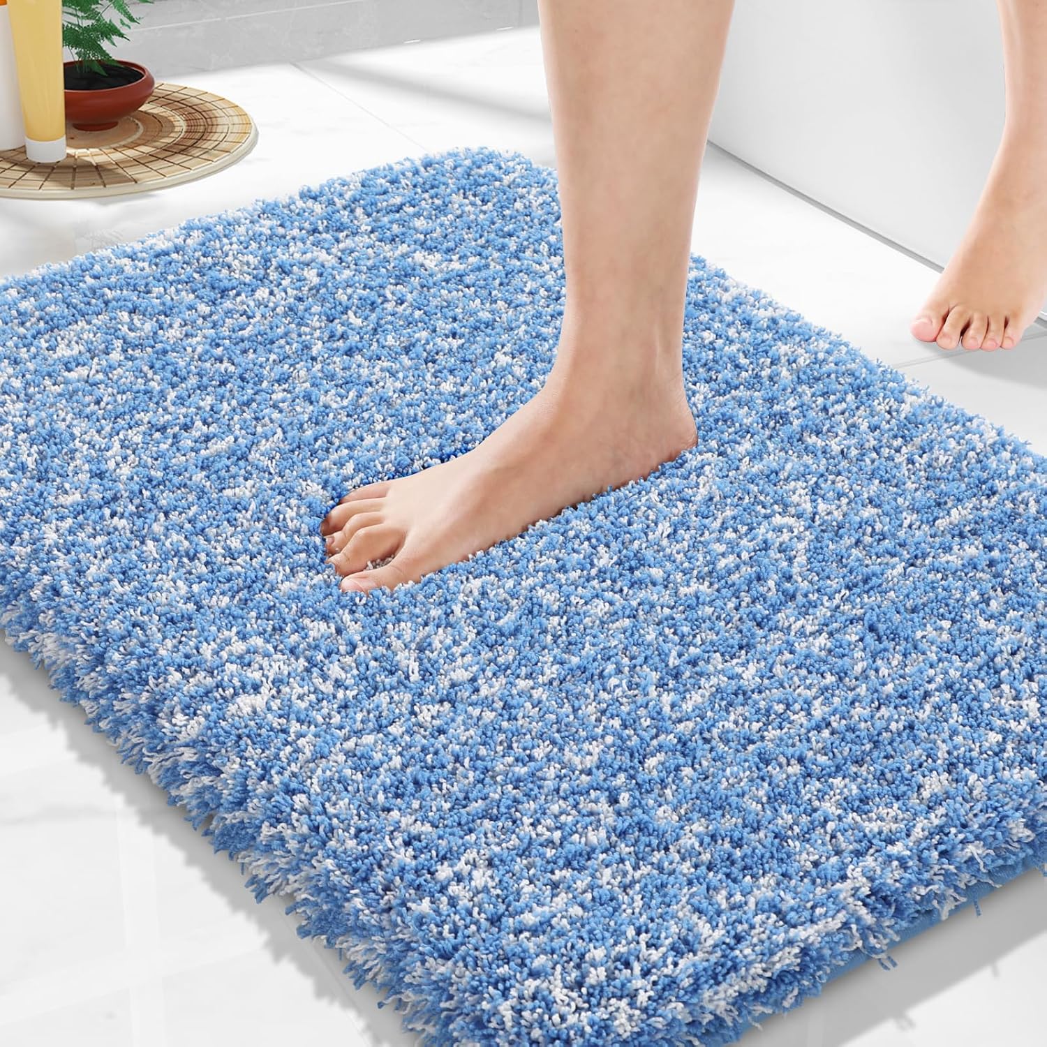 2025 Plush Bath Mat - Ultra Soft Non-Slip Microfiber Absorbent Shower Rug - Picture 37 of 252