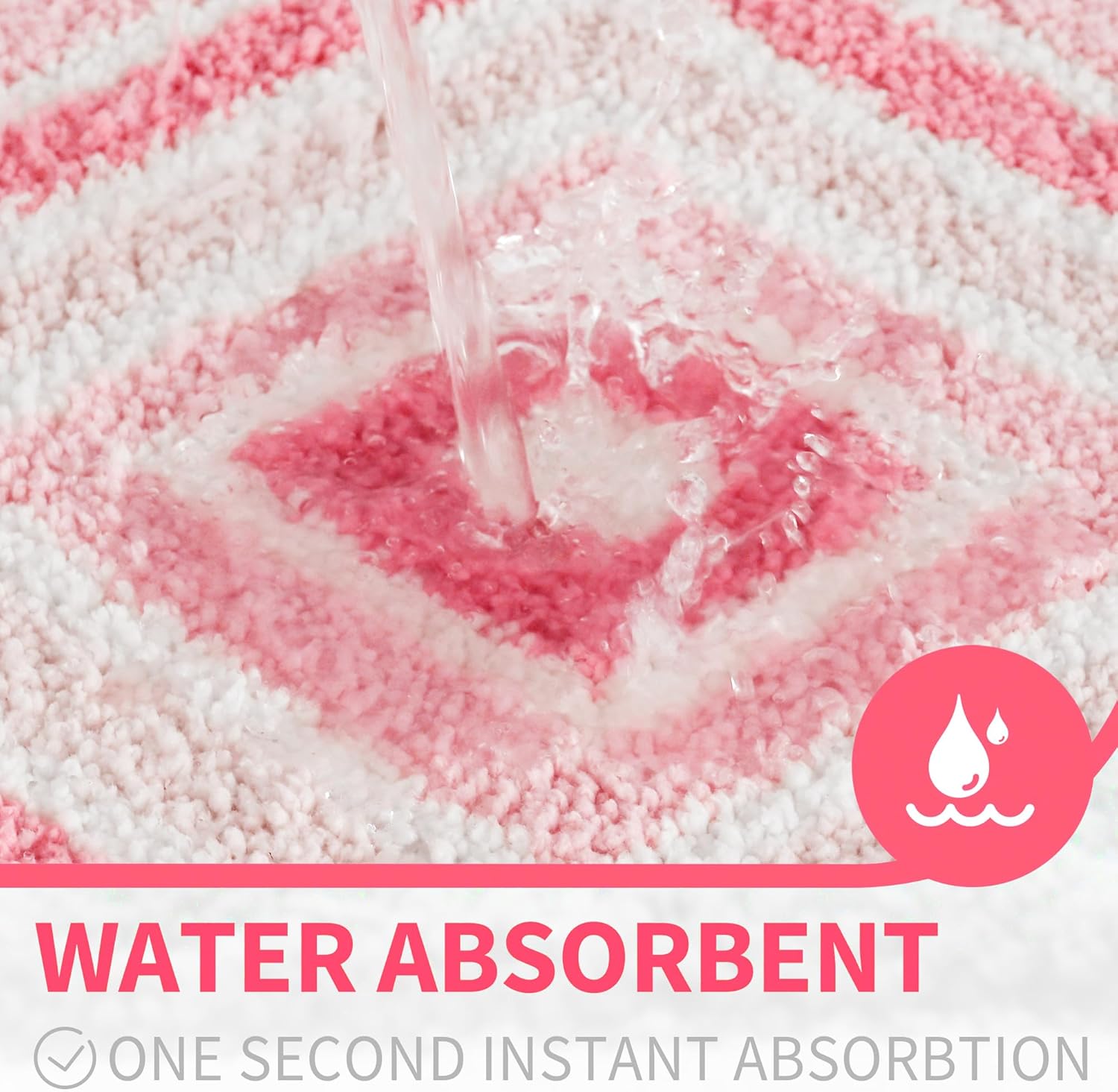 Alfombras de baño antideslizantes - Alfombrillas de ducha de microfibra ultra absorbentes lavables a máquina - Imagen 281 de 287
