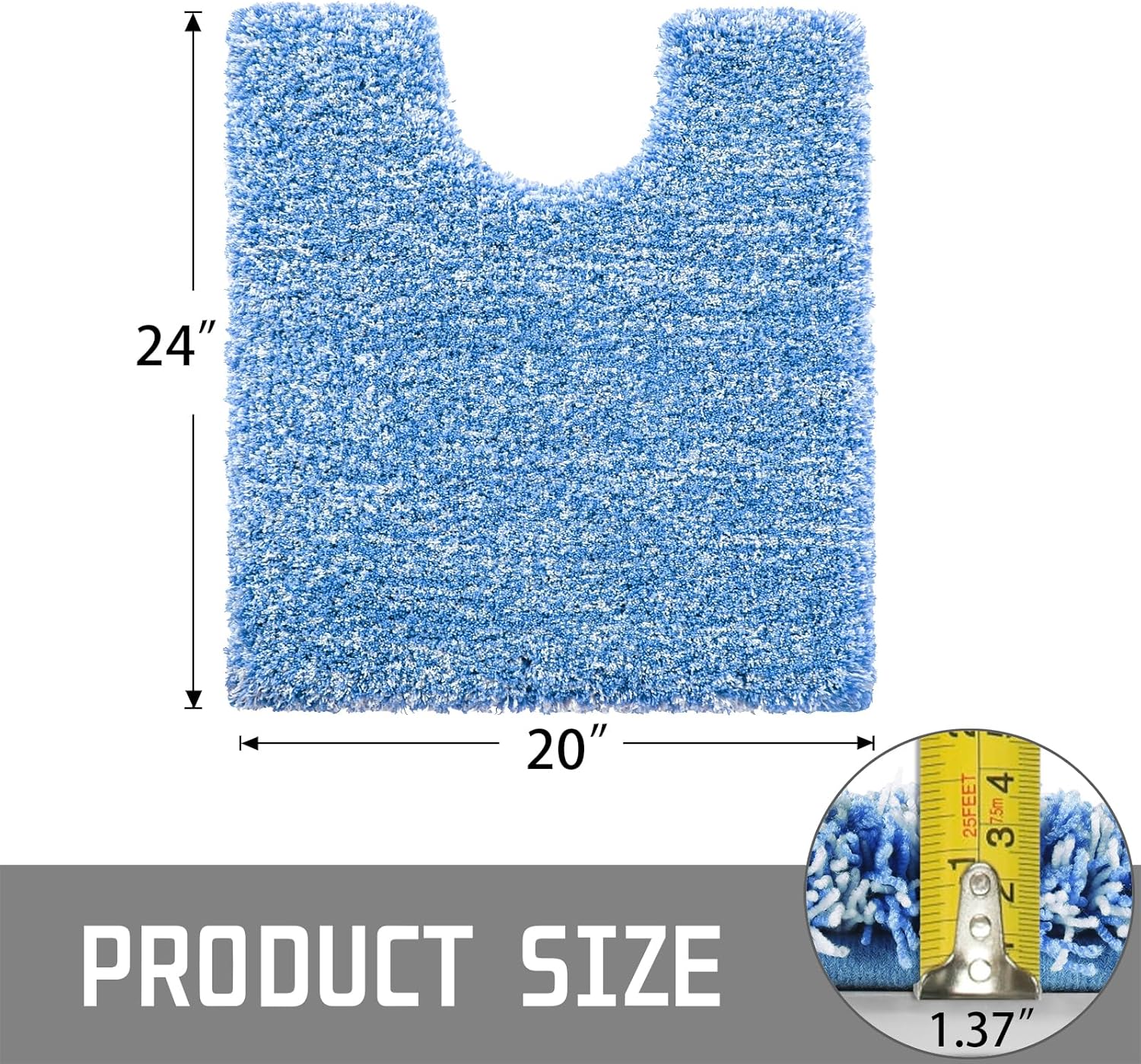 2025 Plush Bath Mat - Ultra Soft Non-Slip Microfiber Absorbent Shower Rug - Picture 46 of 252
