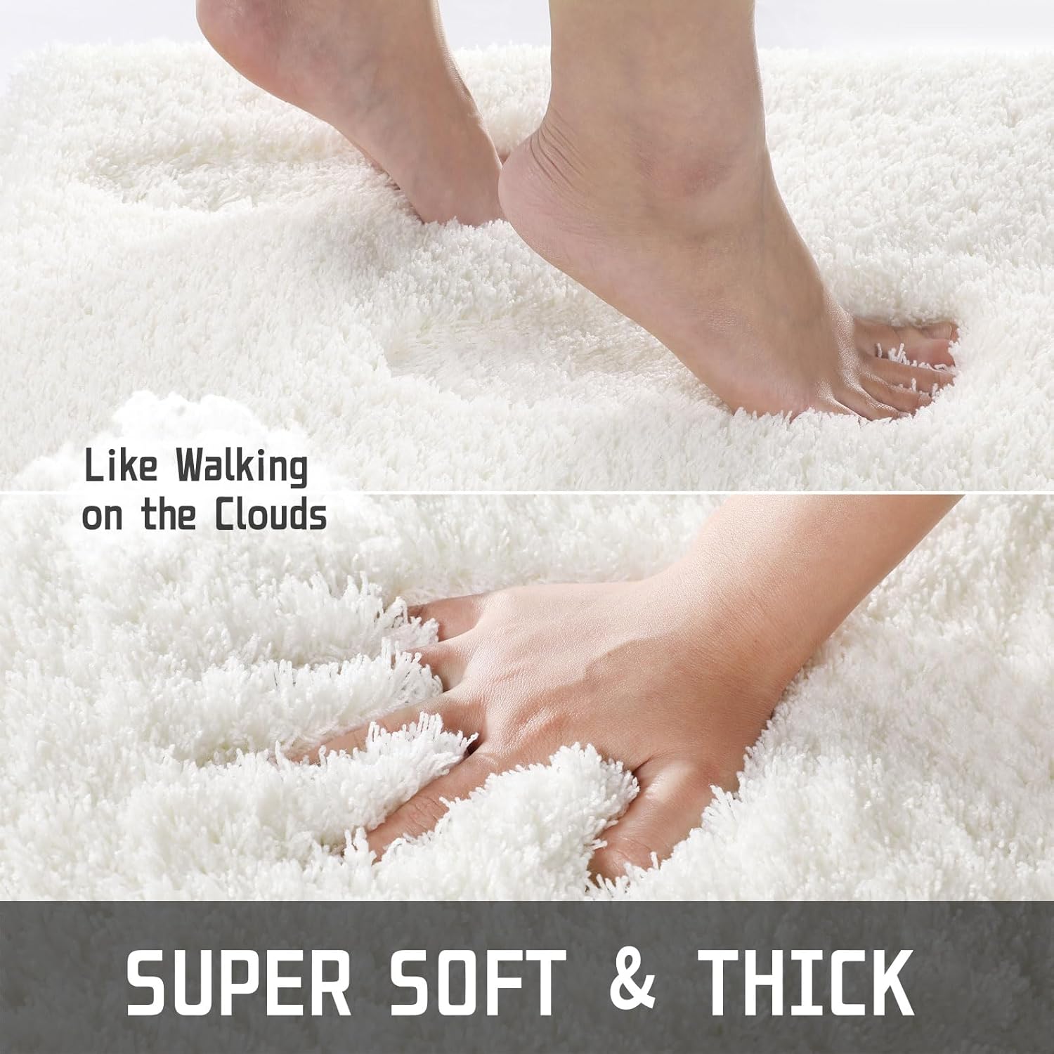 2025 Plush Bath Mat - Ultra Soft Non-Slip Microfiber Absorbent Shower Rug - Picture 75 of 252