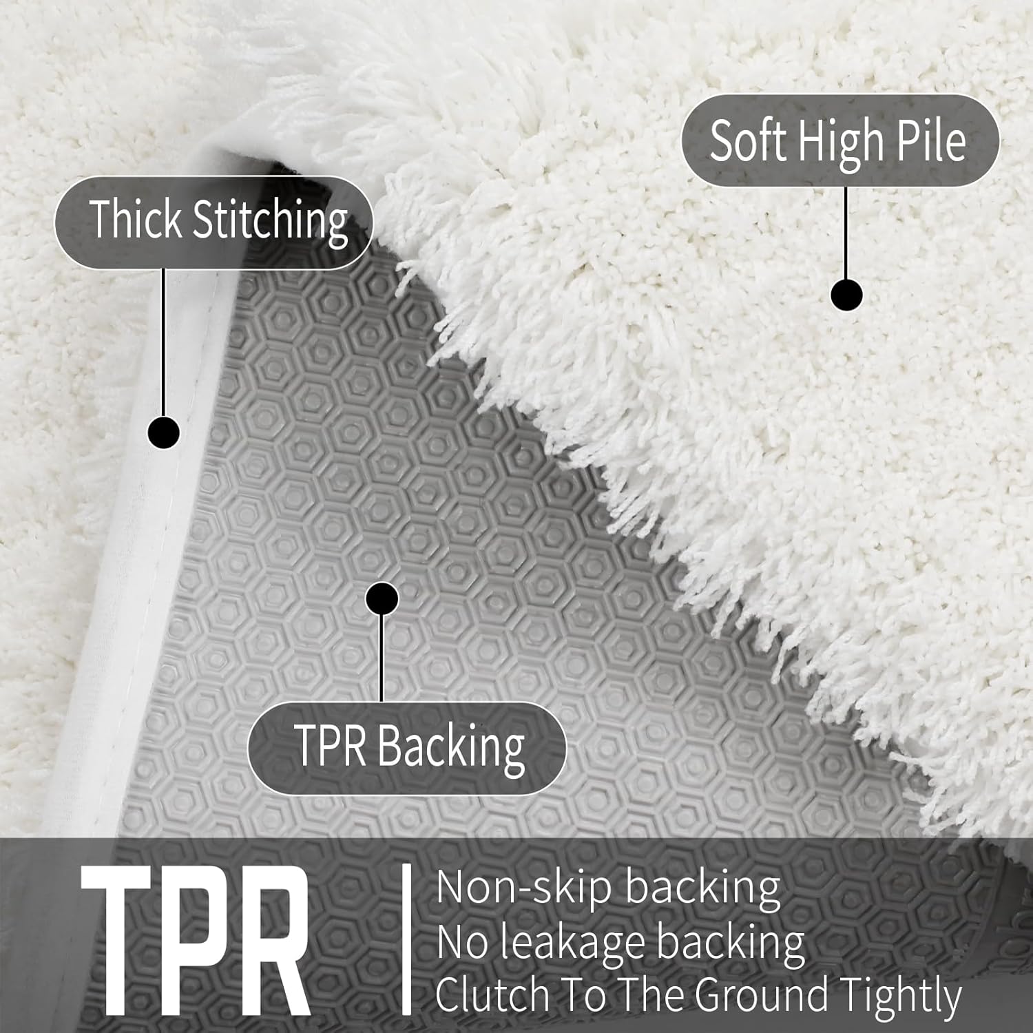 2025 Plush Bath Mat - Ultra Soft Non-Slip Microfiber Absorbent Shower Rug - Picture 78 of 252