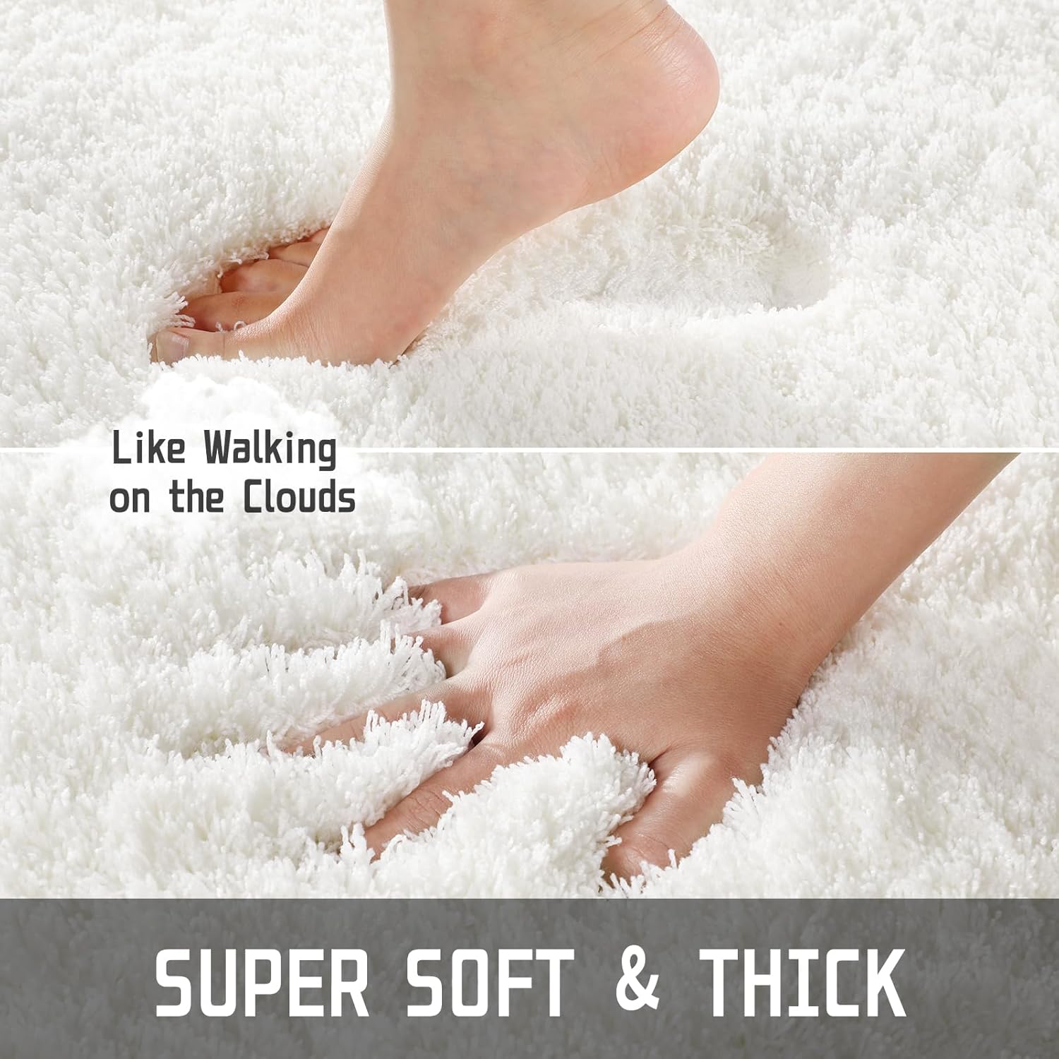 2025 Plush Bath Mat - Ultra Soft Non-Slip Microfiber Absorbent Shower Rug - Picture 81 of 252