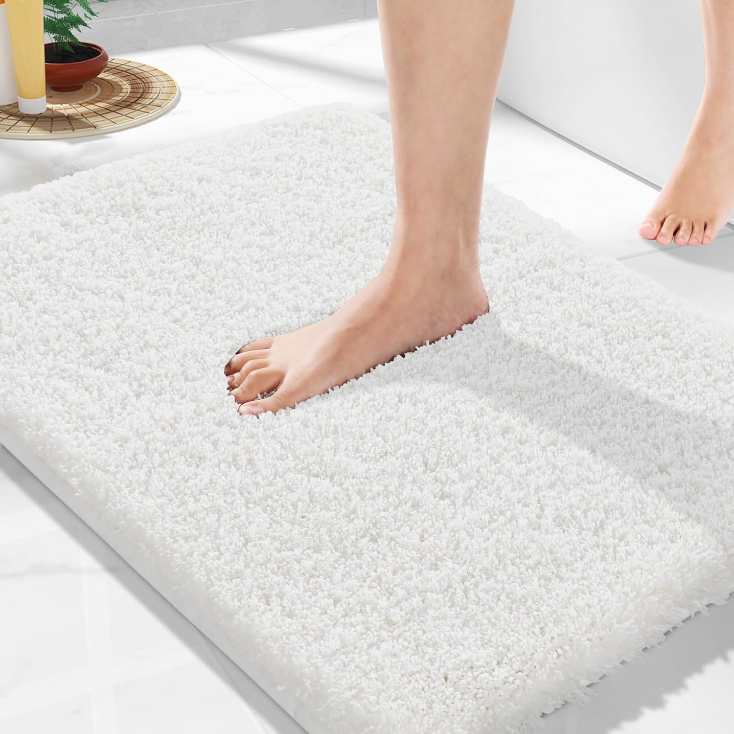 2025 Plush Bath Mat - Ultra Soft Non-Slip Microfiber Absorbent Shower Rug - Picture 83 of 252