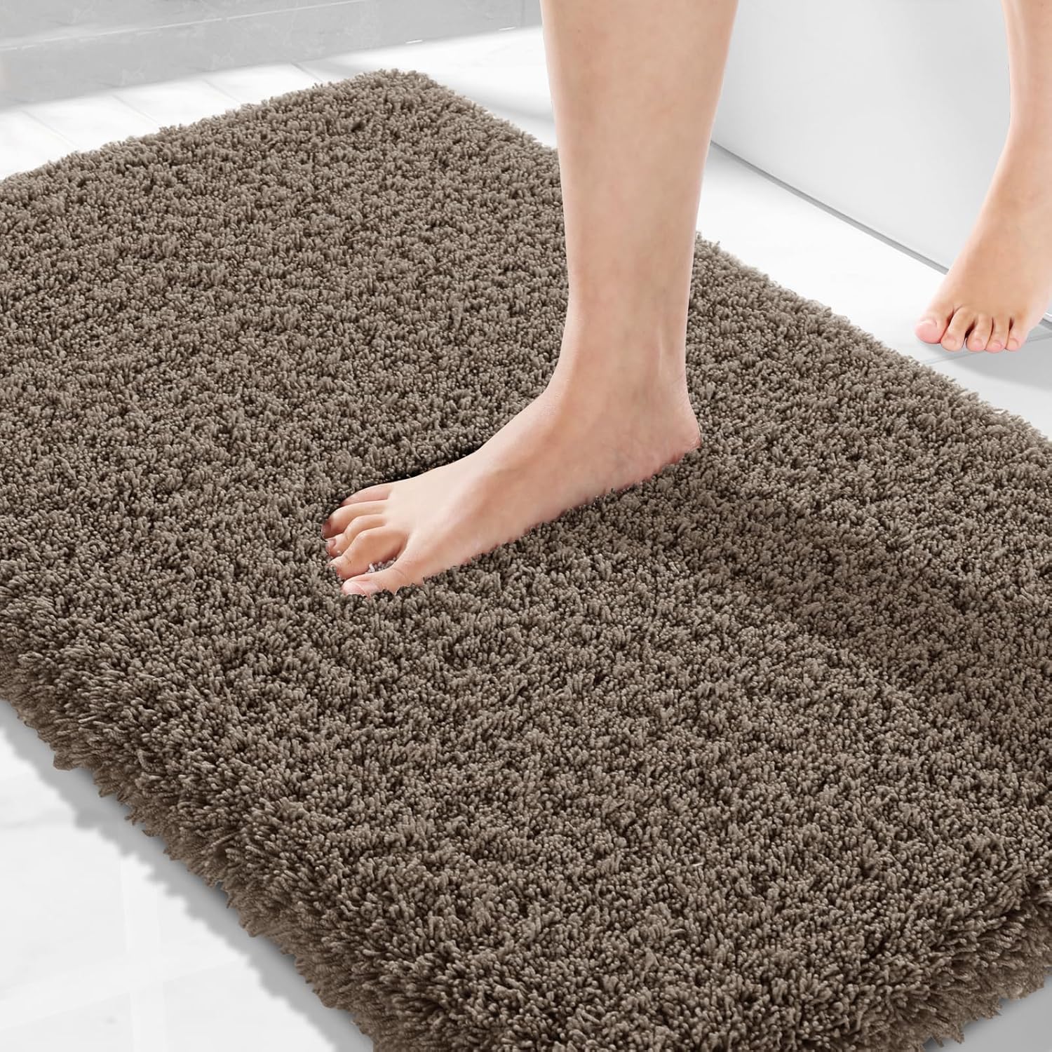 2025 Plush Bath Mat - Ultra Soft Non-Slip Microfiber Absorbent Shower Rug - Picture 96 of 252
