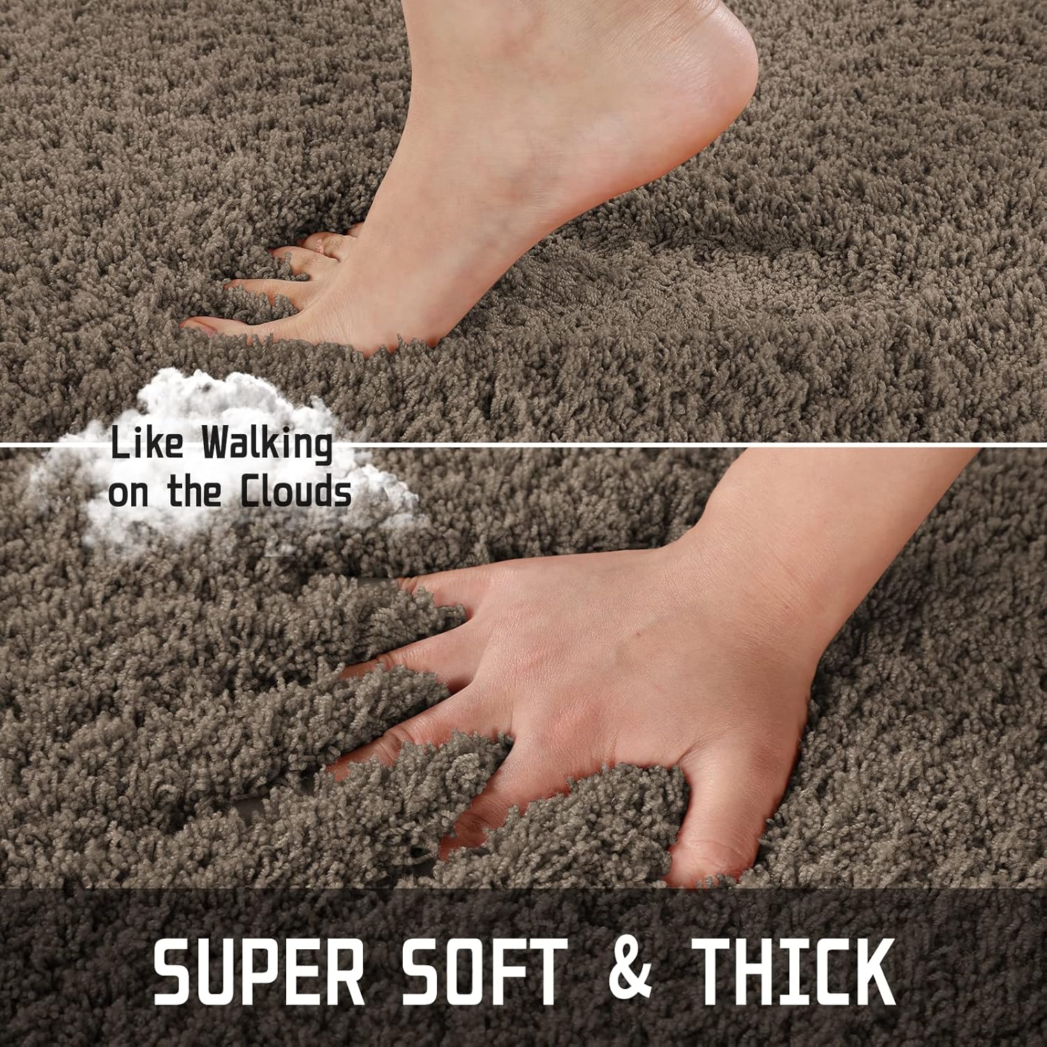 2025 Plush Bath Mat - Ultra Soft Non-Slip Microfiber Absorbent Shower Rug - Picture 97 of 252