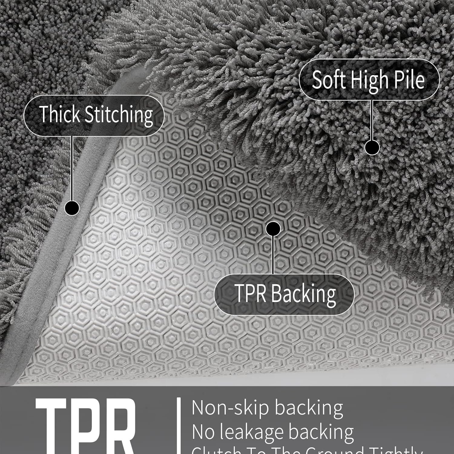 2025 Plush Bath Mat - Ultra Soft Non-Slip Microfiber Absorbent Shower Rug - Picture 109 of 252