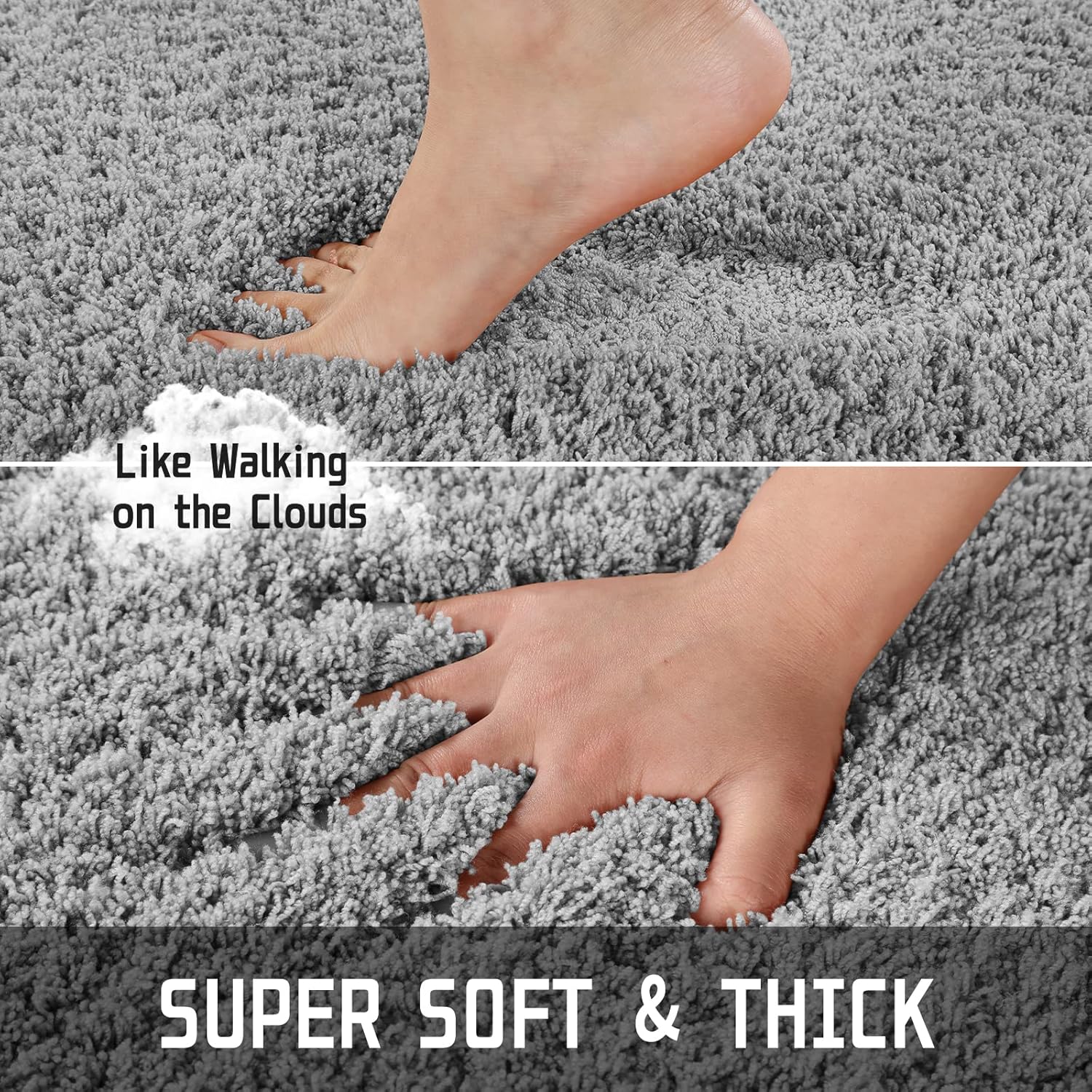 2025 Plush Bath Mat - Ultra Soft Non-Slip Microfiber Absorbent Shower Rug - Picture 114 of 252