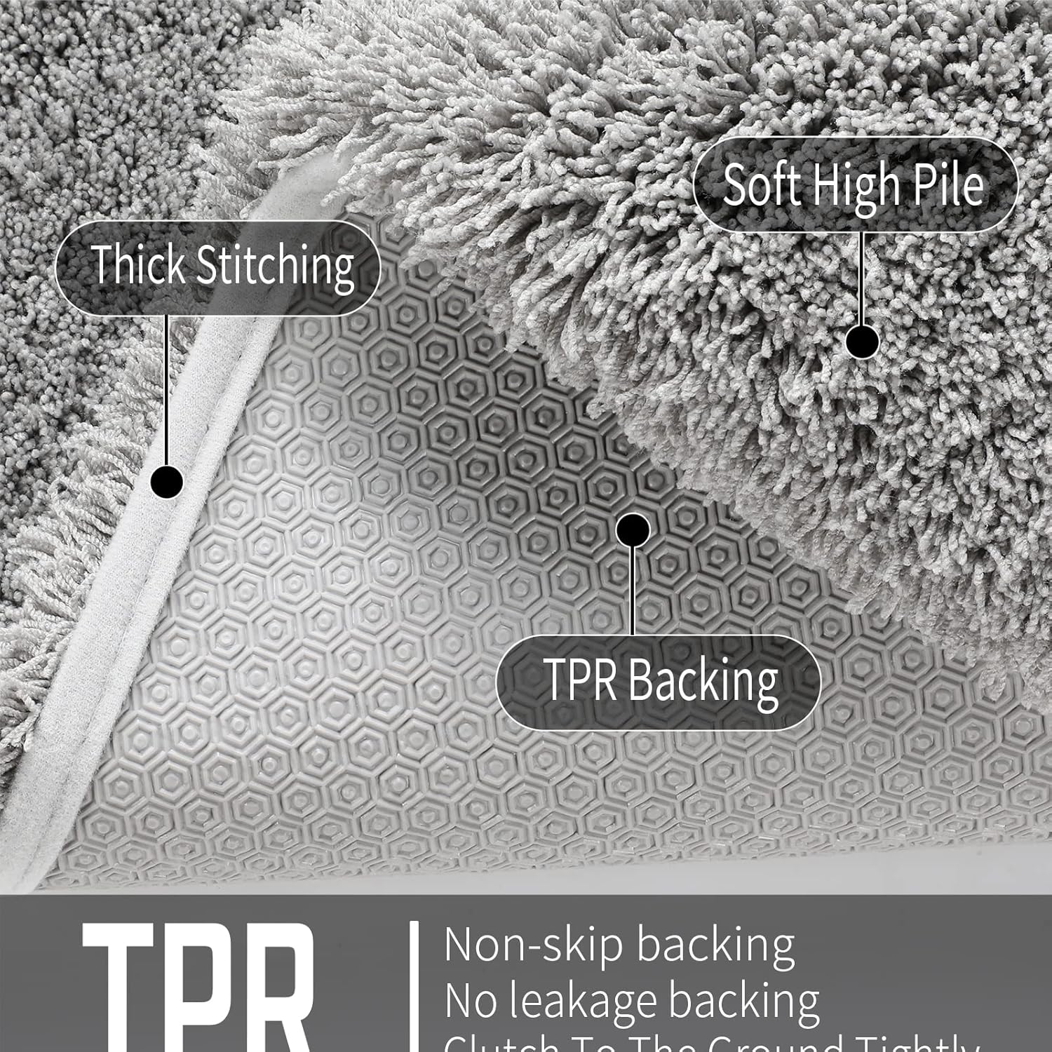 2025 Plush Bath Mat - Ultra Soft Non-Slip Microfiber Absorbent Shower Rug - Picture 117 of 252
