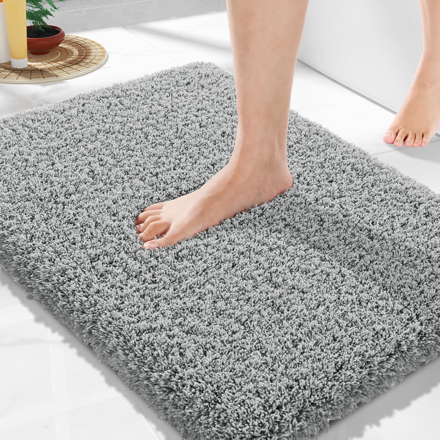 2025 Plush Bath Mat - Ultra Soft Non-Slip Microfiber Absorbent Shower Rug - Picture 120 of 252