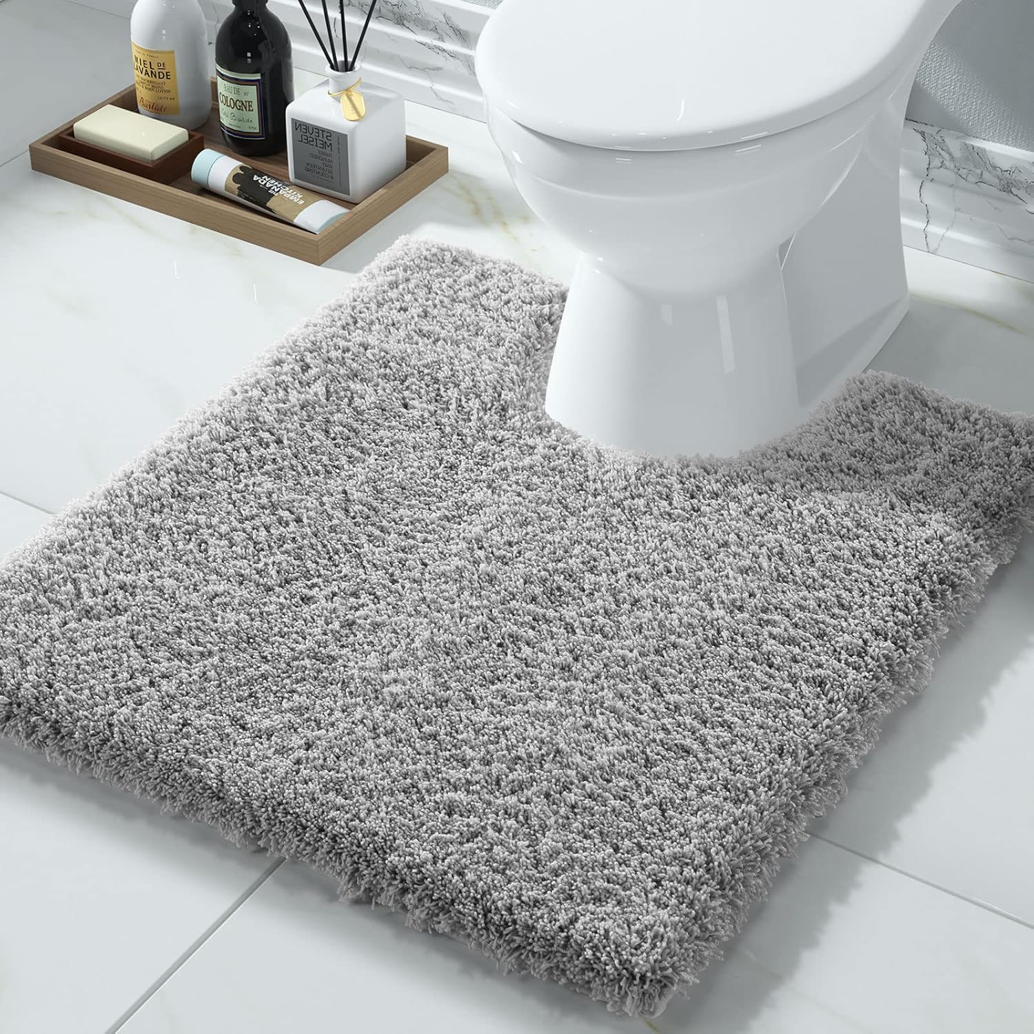 2025 Plush Bath Mat - Ultra Soft Non-Slip Microfiber Absorbent Shower Rug - Picture 129 of 252