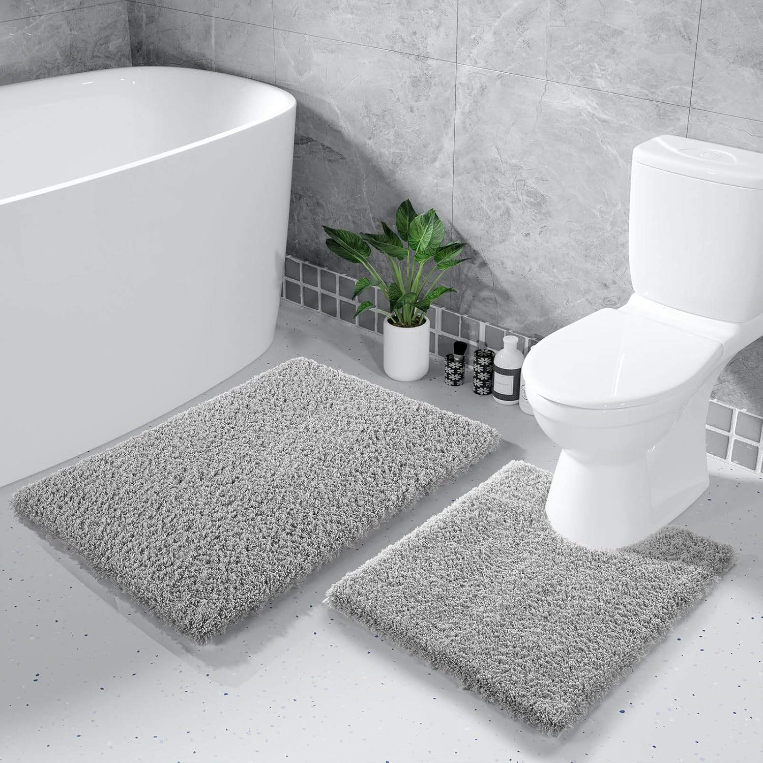 2025 Plush Bath Mat - Ultra Soft Non-Slip Microfiber Absorbent Shower Rug - Picture 132 of 252