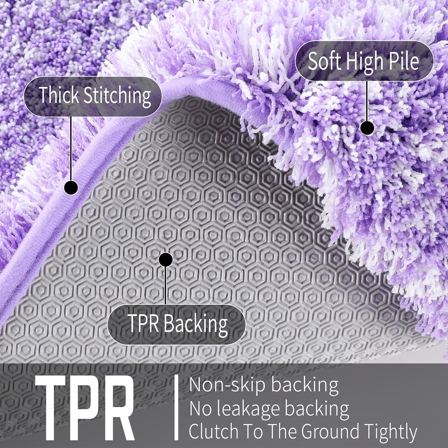 2025 Plush Bath Mat - Ultra Soft Non-Slip Microfiber Absorbent Shower Rug - Picture 152 of 252