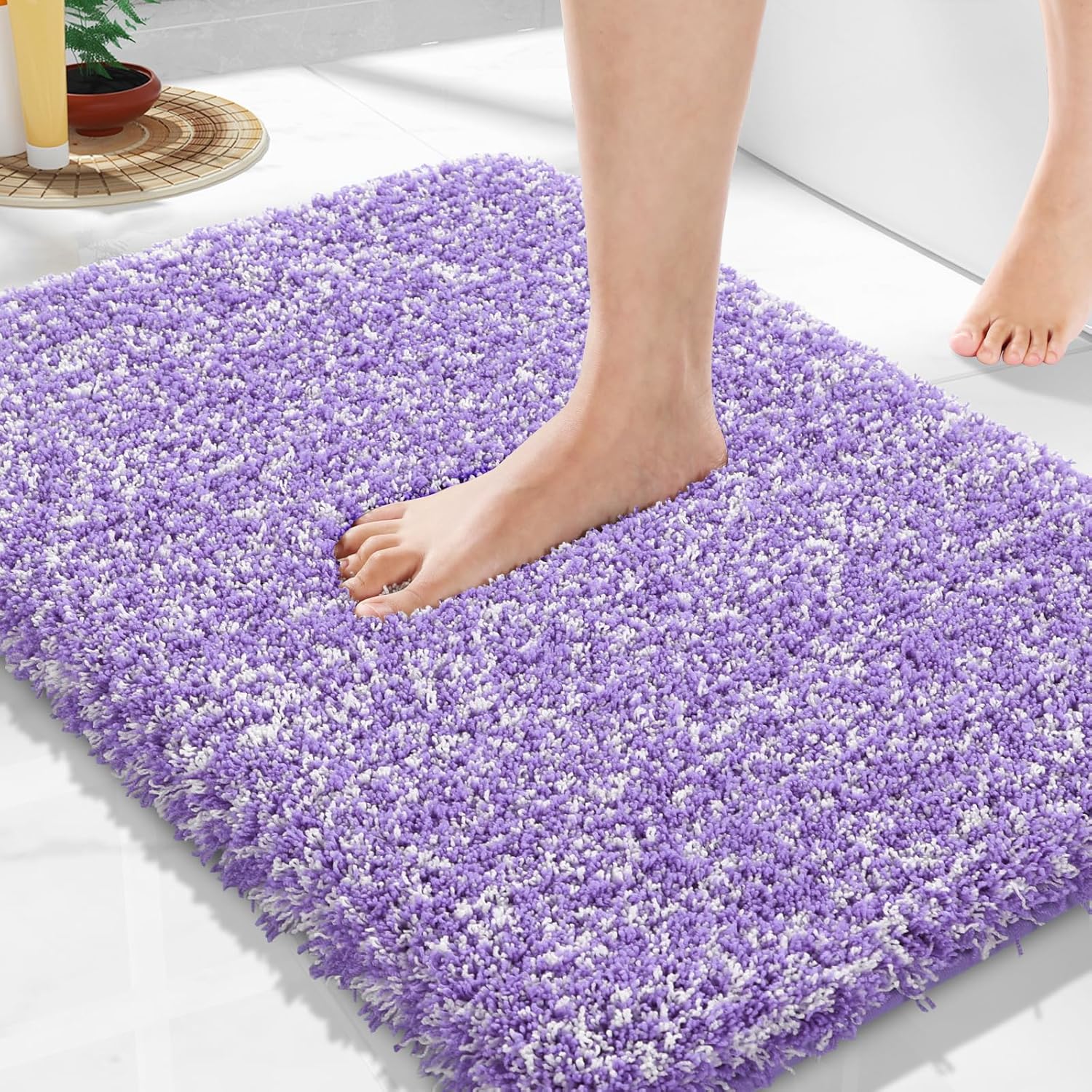 2025 Plush Bath Mat - Ultra Soft Non-Slip Microfiber Absorbent Shower Rug - Picture 153 of 252