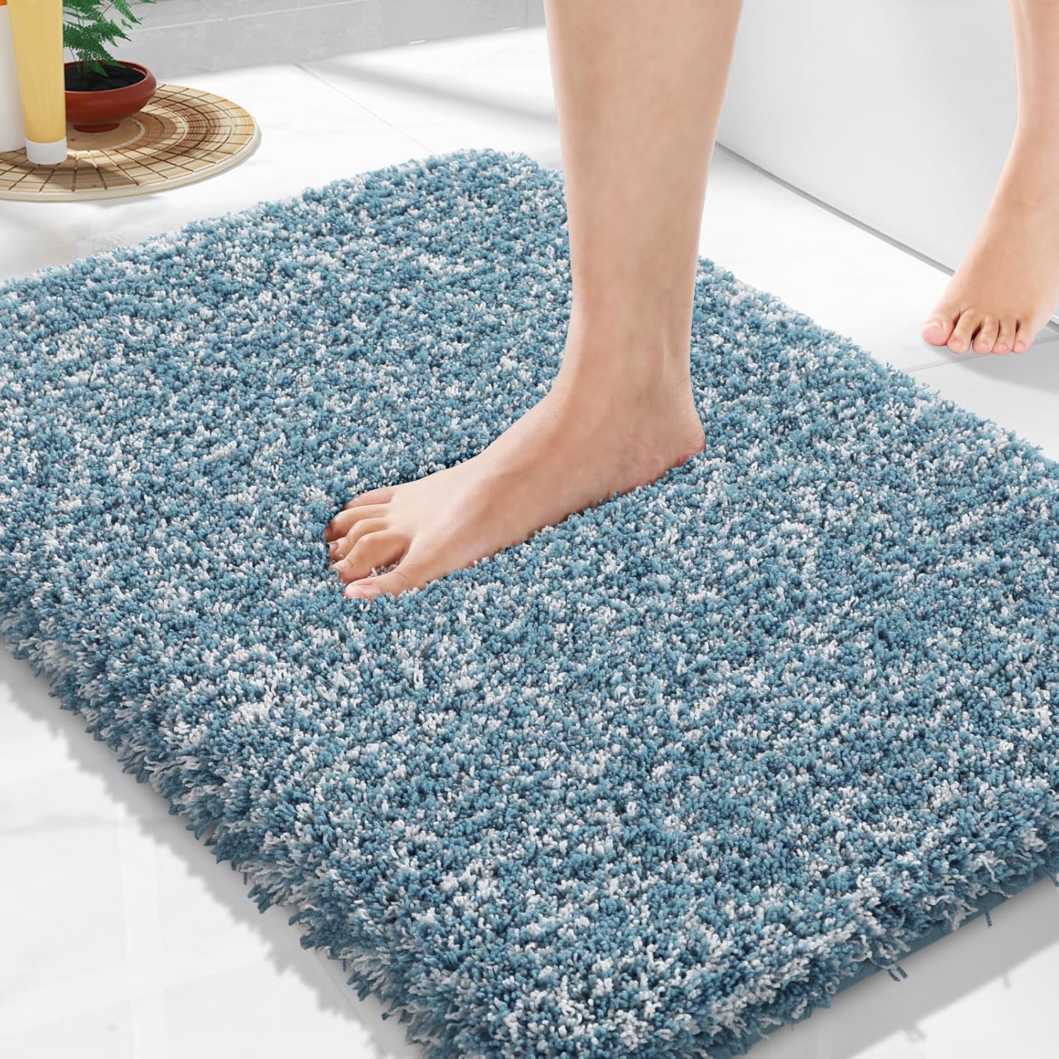 2025 Plush Bath Mat - Ultra Soft Non-Slip Microfiber Absorbent Shower Rug - Picture 49 of 252