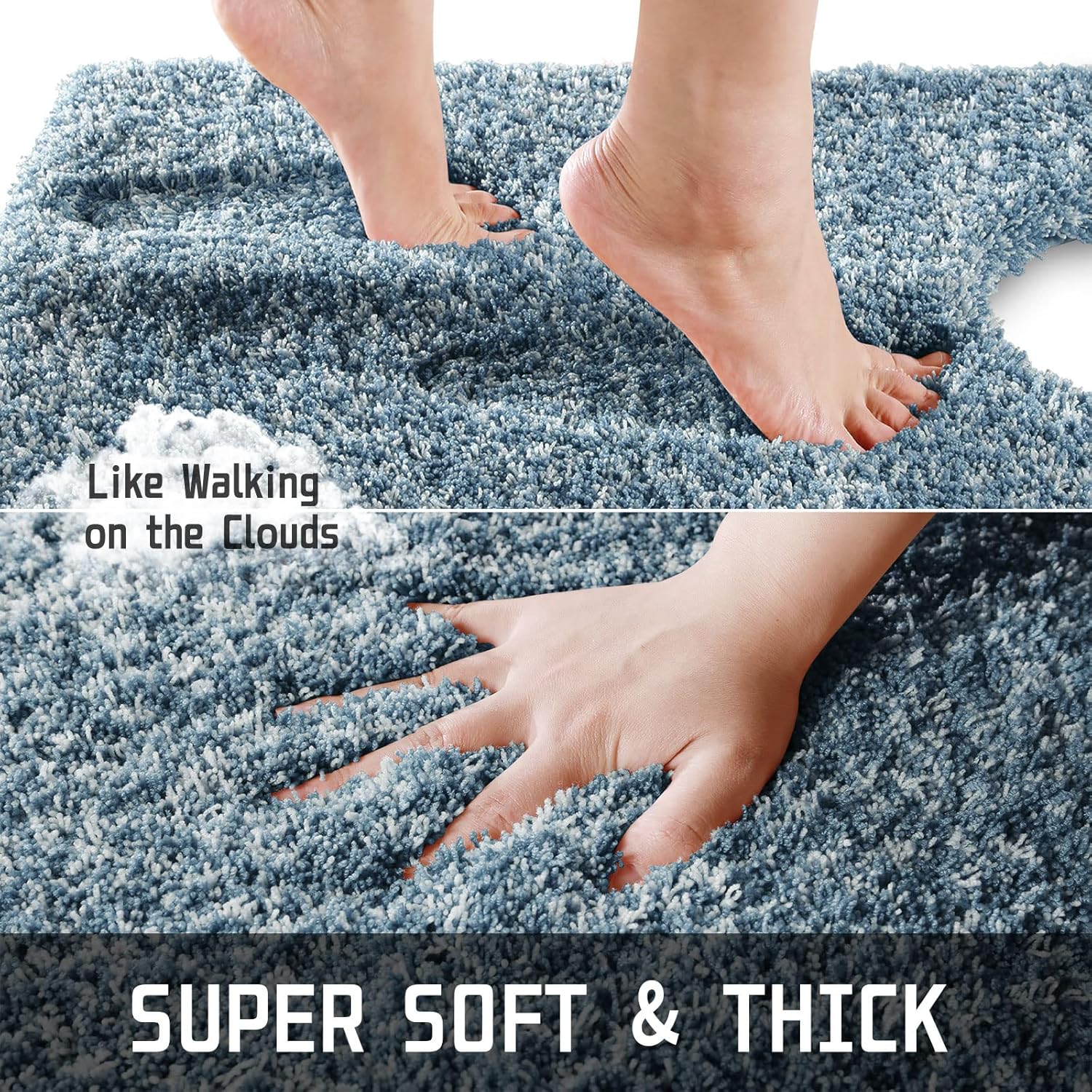 2025 Plush Bath Mat - Ultra Soft Non-Slip Microfiber Absorbent Shower Rug - Picture 59 of 252