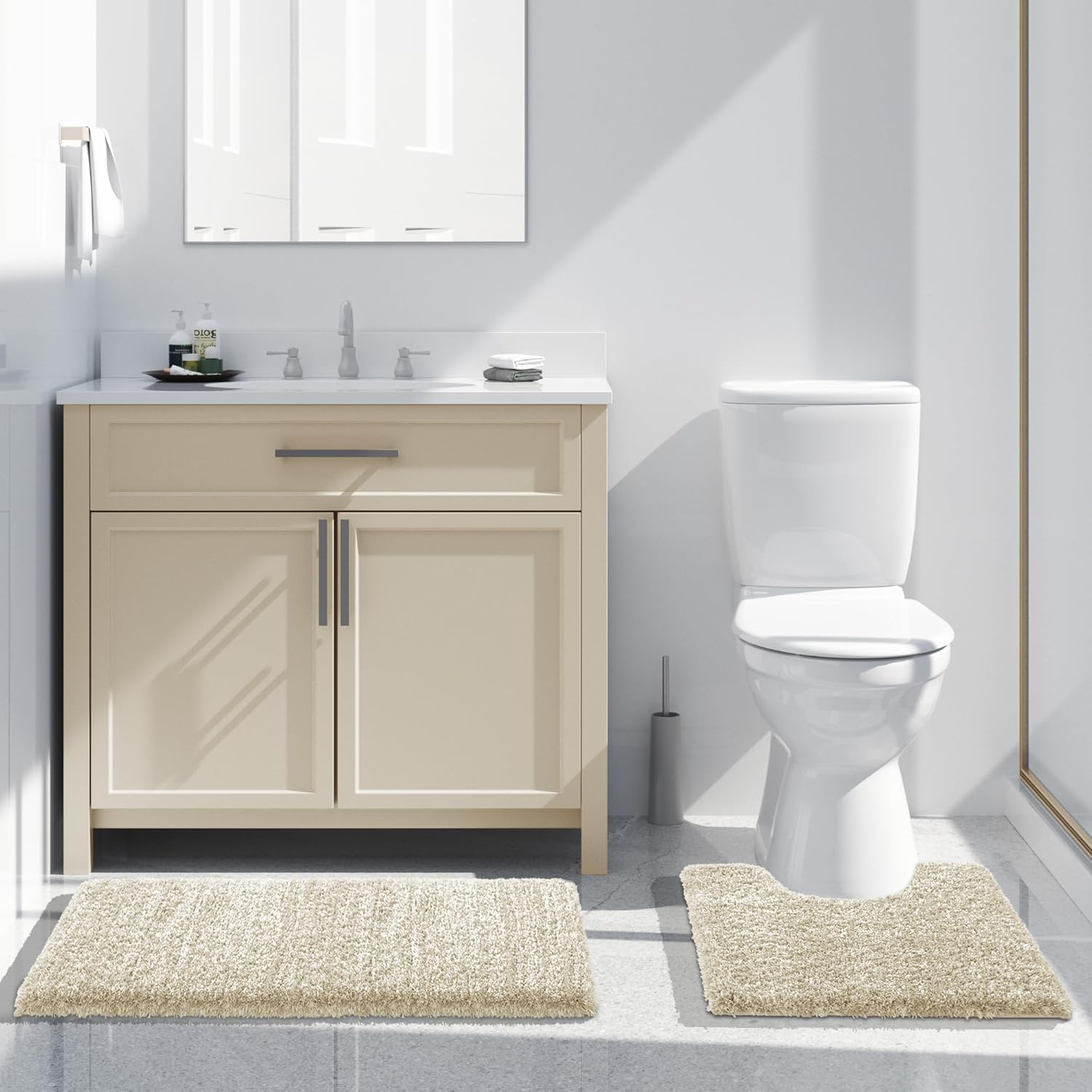 2025 Plush Bath Mat - Ultra Soft Non-Slip Microfiber Absorbent Shower Rug - Picture 179 of 252