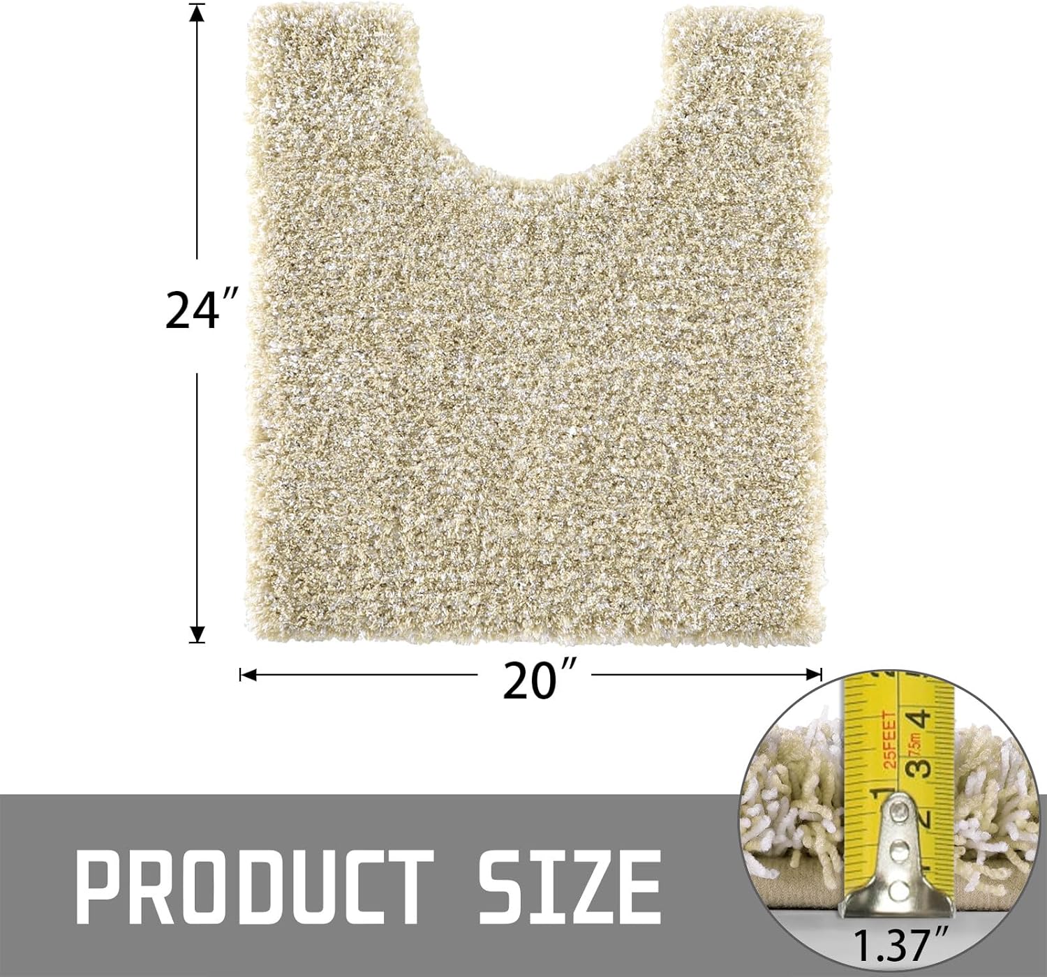 2025 Plush Bath Mat - Ultra Soft Non-Slip Microfiber Absorbent Shower Rug - Picture 180 of 252