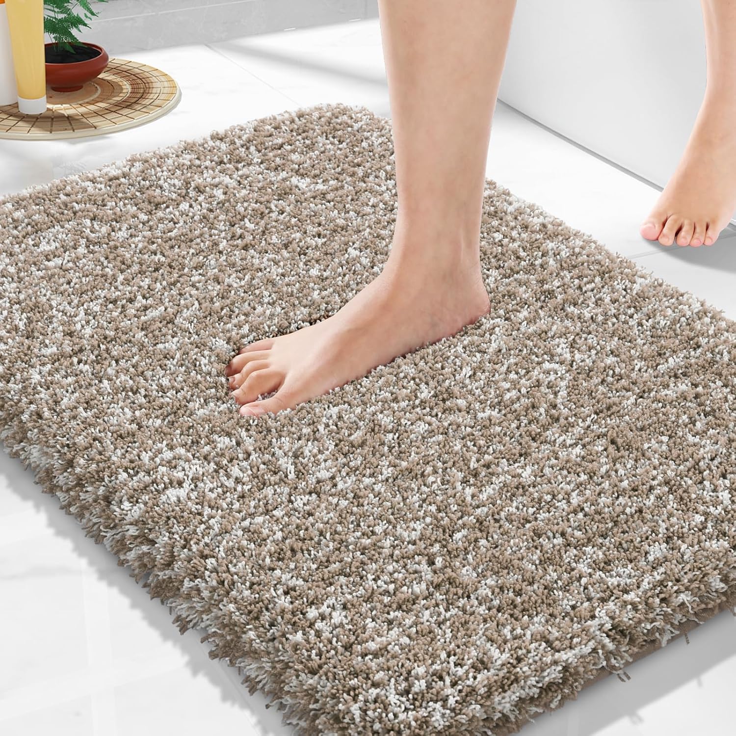 2025 Plush Bath Mat - Ultra Soft Non-Slip Microfiber Absorbent Shower Rug - Picture 182 of 252