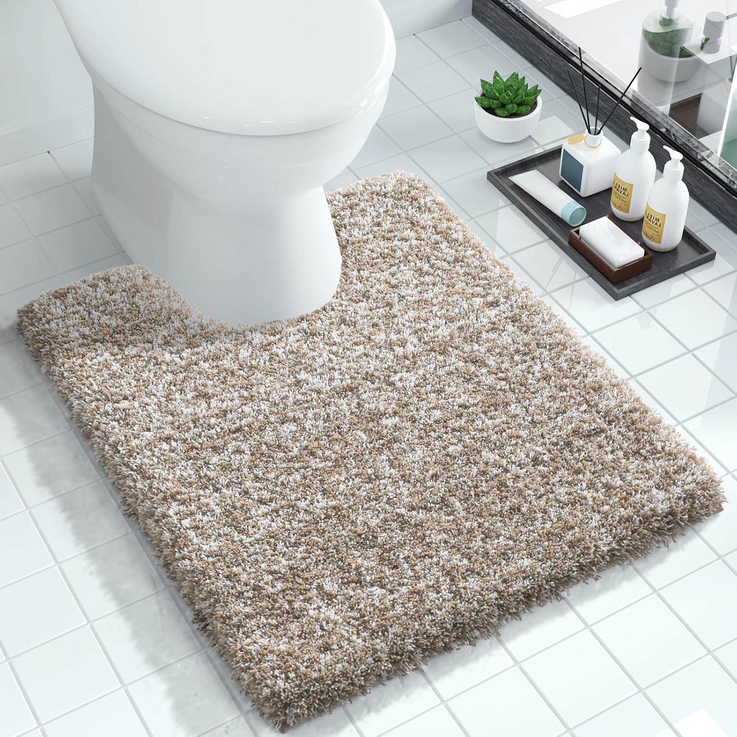 2025 Plush Bath Mat - Ultra Soft Non-Slip Microfiber Absorbent Shower Rug - Picture 190 of 252