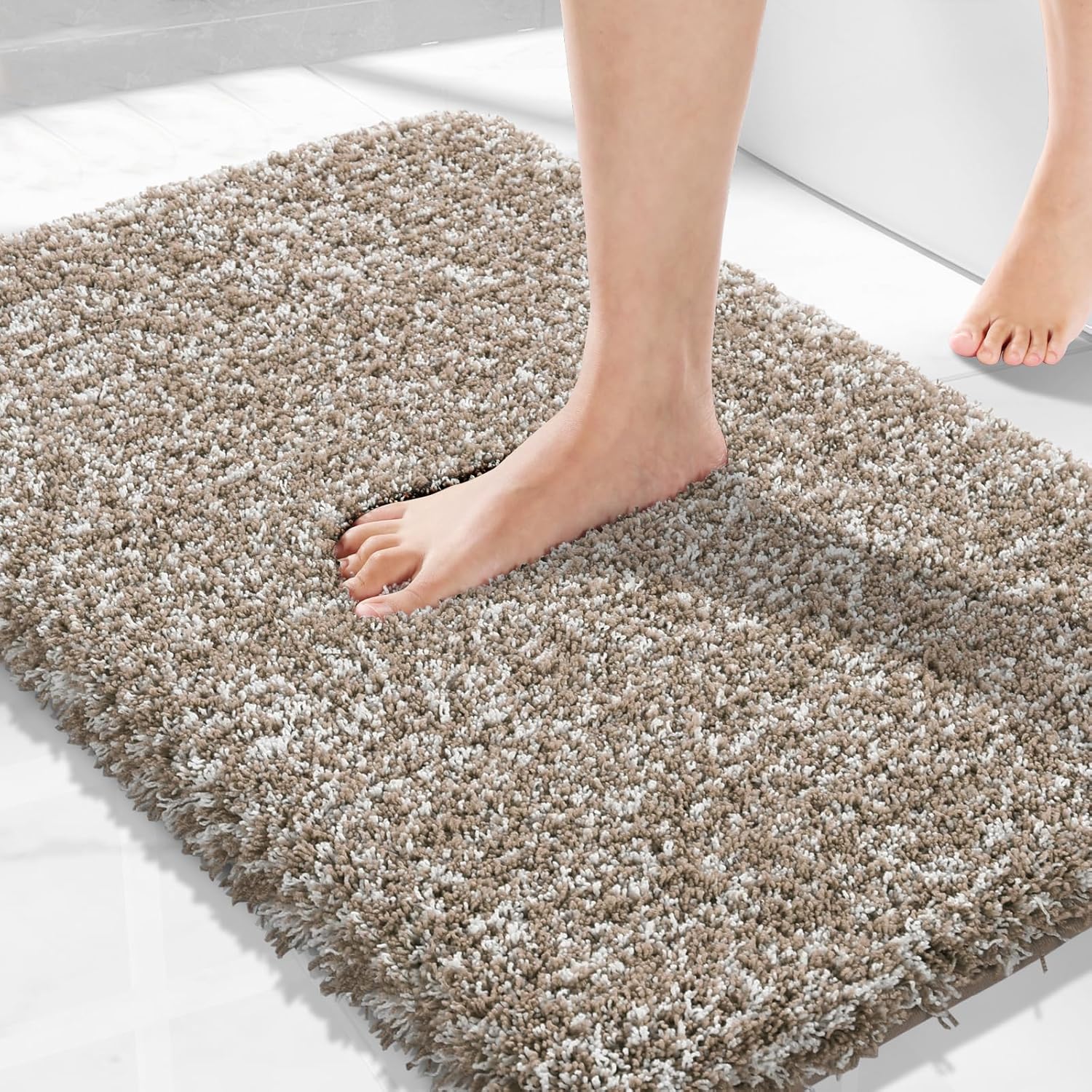 2025 Plush Bath Mat - Ultra Soft Non-Slip Microfiber Absorbent Shower Rug - Picture 192 of 252