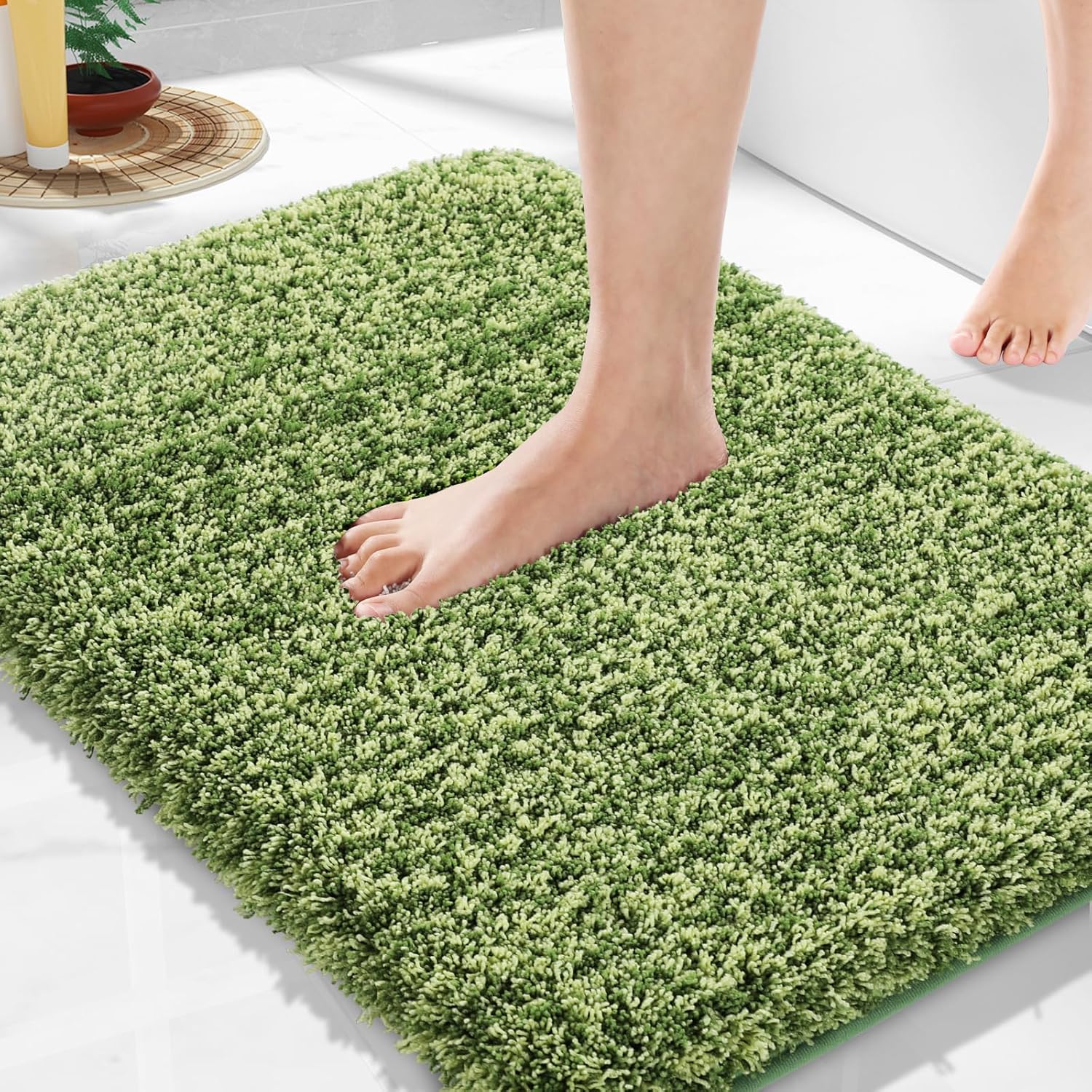 2025 Plush Bath Mat - Ultra Soft Non-Slip Microfiber Absorbent Shower Rug - Picture 218 of 252