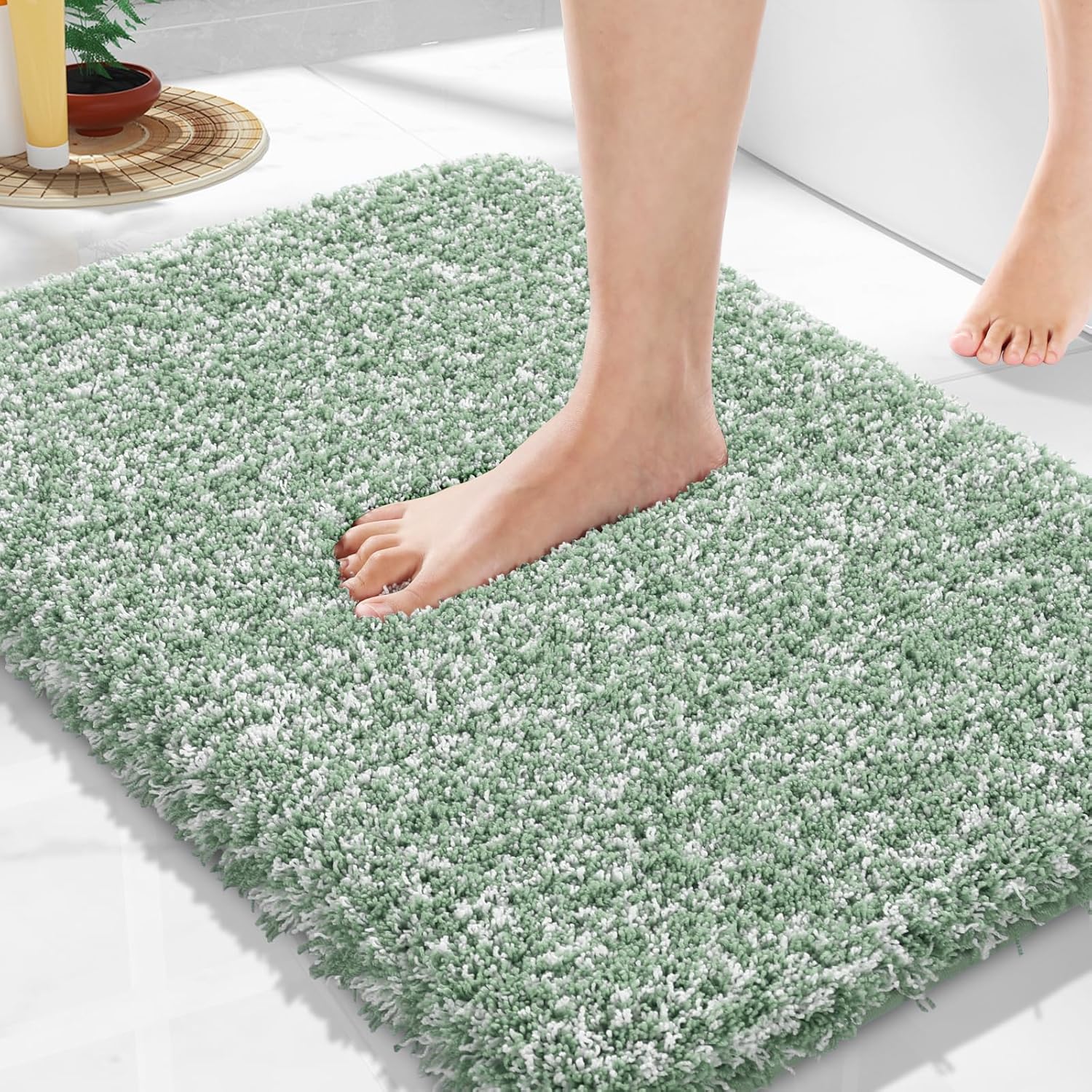 2025 Plush Bath Mat - Ultra Soft Non-Slip Microfiber Absorbent Shower Rug - Picture 229 of 252
