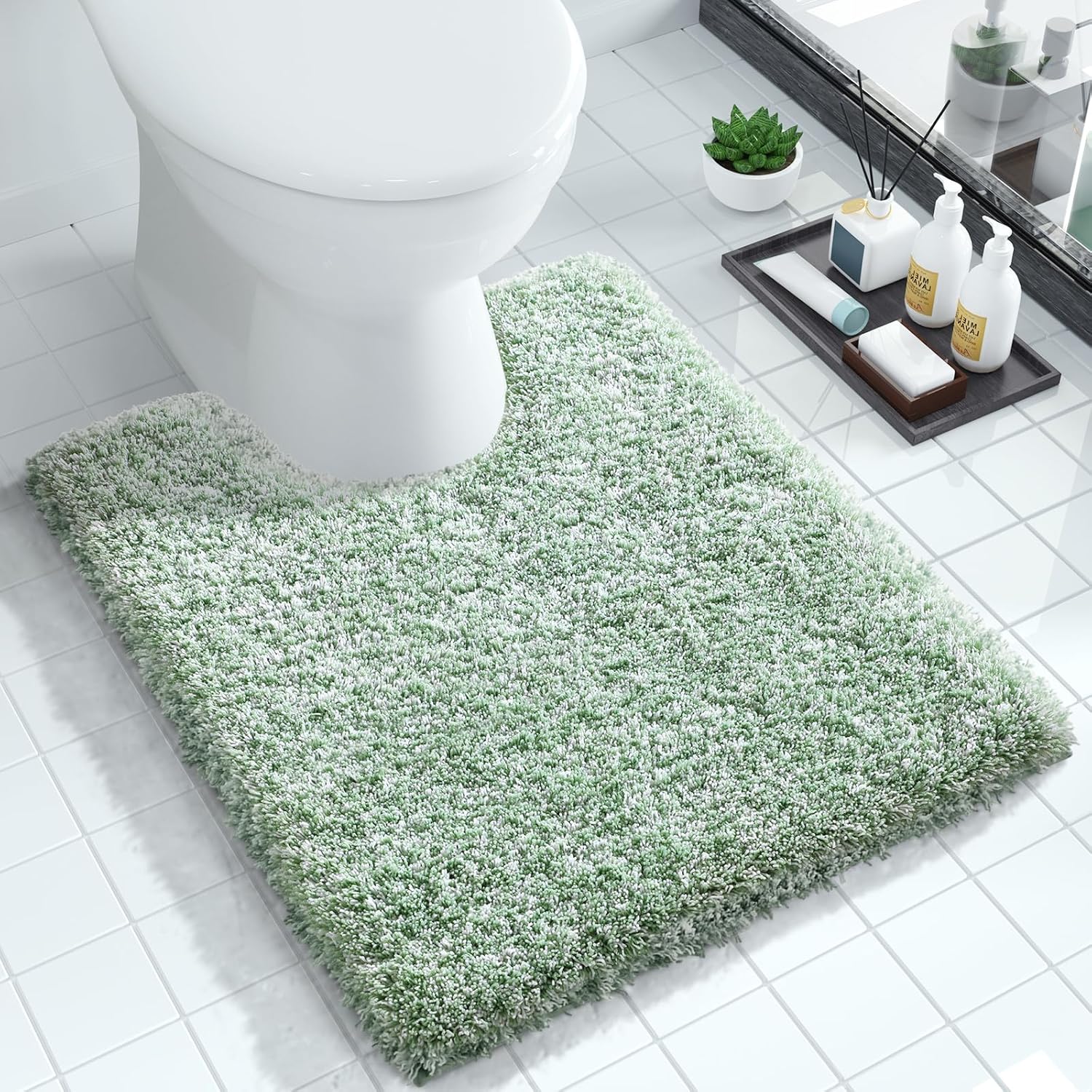 2025 Plush Bath Mat - Ultra Soft Non-Slip Microfiber Absorbent Shower Rug - Picture 237 of 252