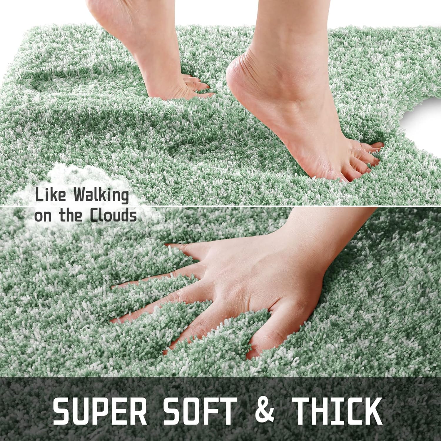2025 Plush Bath Mat - Ultra Soft Non-Slip Microfiber Absorbent Shower Rug - Picture 239 of 252